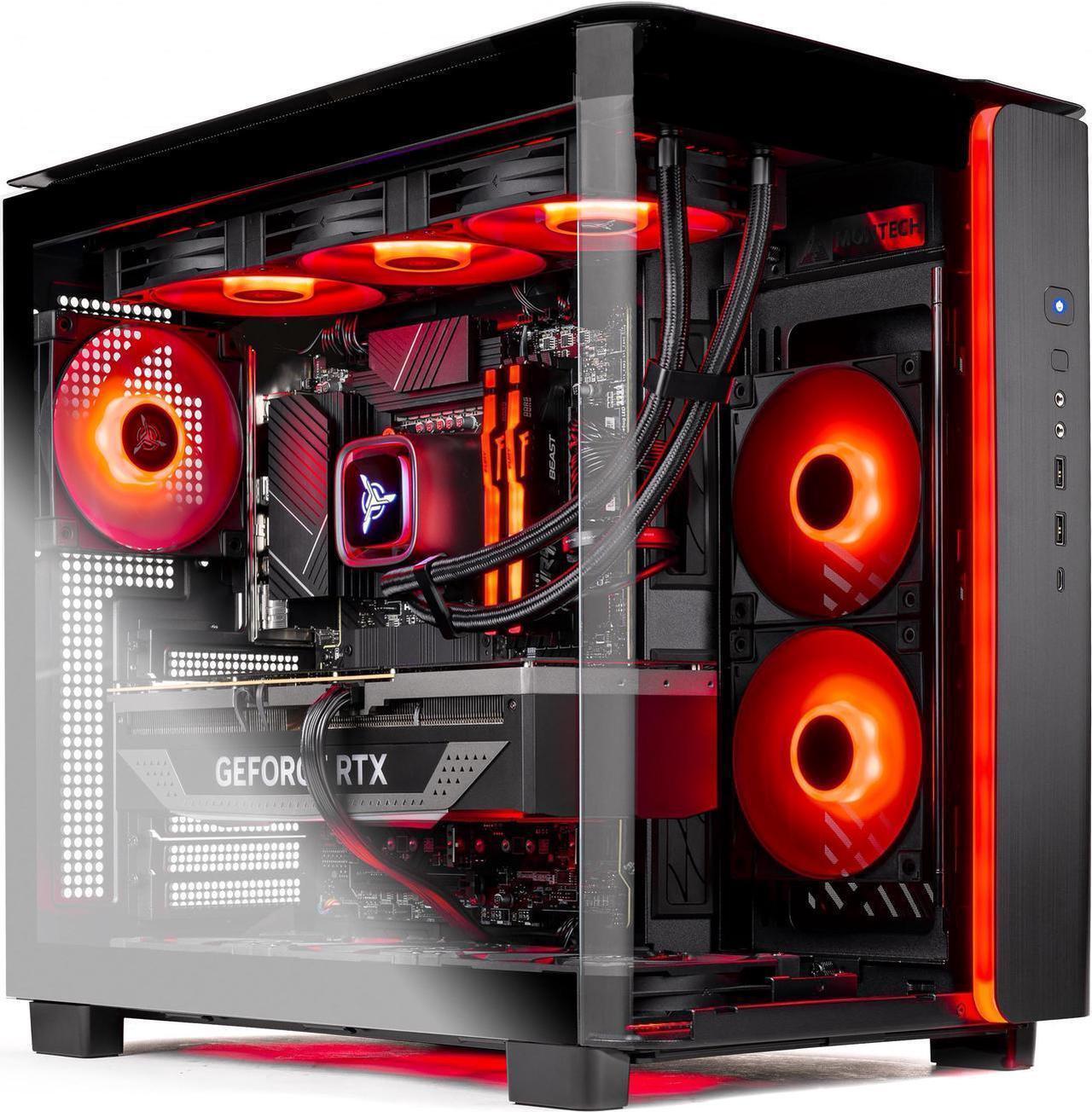 Alt view image 3 of 7 - Skytech King 95 Gaming PC Desktop, Ryzen 7 9800X3D 4.7 GHz (5.2 GHz Turbo Boost), NVIDIA RTX 5070 12GB GDDR7, 1TB Gen4 SSD, 32GB DDR5 RAM 6000 RGB, 850W GOLD PSU, 360mm ARGB AIO , Wi-Fi, Win 11 Home