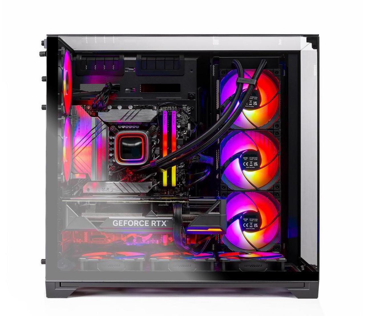 Alt view image 7 of 7 - Skytech O11 Vision Gaming PC Desktop, Ryzen 7 7800X3D 4.2 GHz (5GHz Turbo), NVIDIA RTX 5070 Ti 16GB GDDR7, 1TB Gen4 SSD, 32GB DDR5 RAM 6000 RGB, 850W GOLD ATX 3.0 PSU, 360mm AIO , Wi-Fi, Win 11 Home