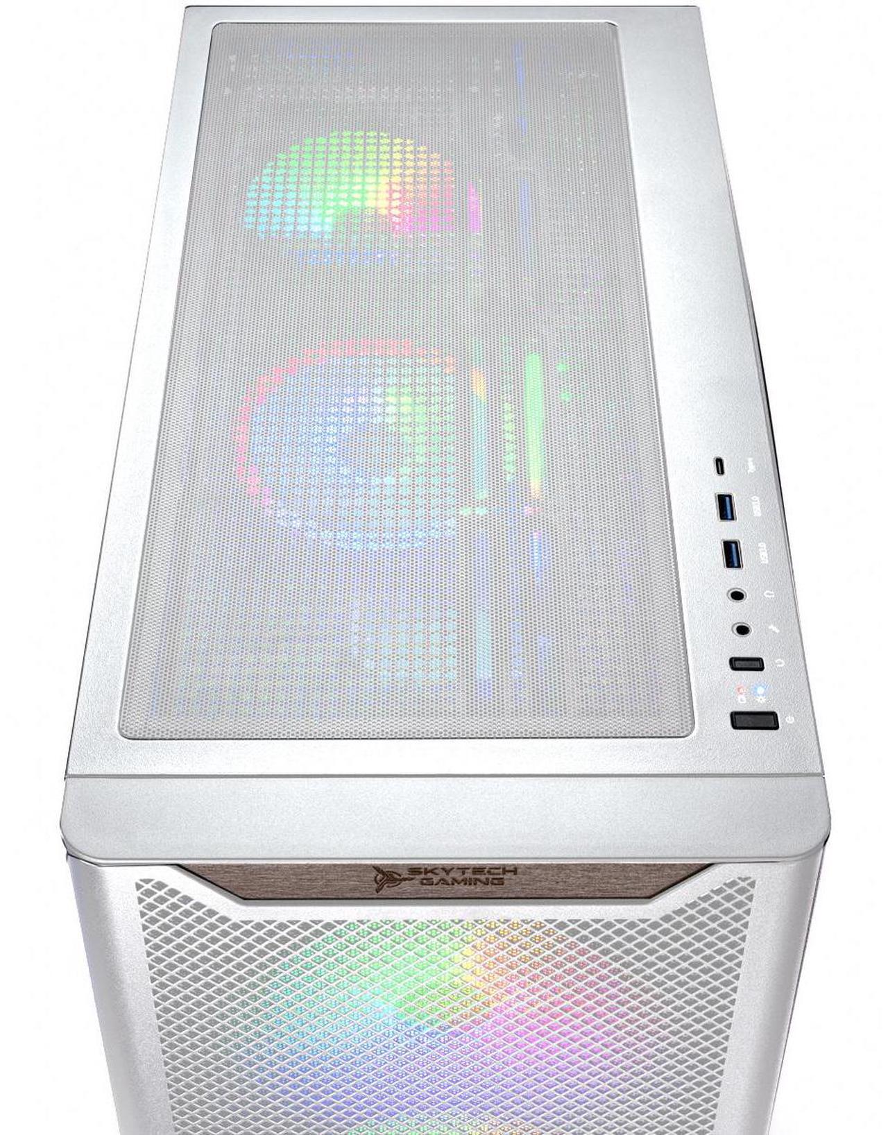 Alt view image 8 of 8 - Skytech Chronos Gaming PC Desktop, Ryzen 7 9800X3D 4.7 GHz (5.2 GHz Turbo), X670 Motherboard, NVIDIA RTX 5080 16GB GDDR7, 2TB SSD, 32GB DDR5 6000 RGB, 850W GOLD ATX 3.0, 360mm AIO , Wi-Fi, Win 11 Home