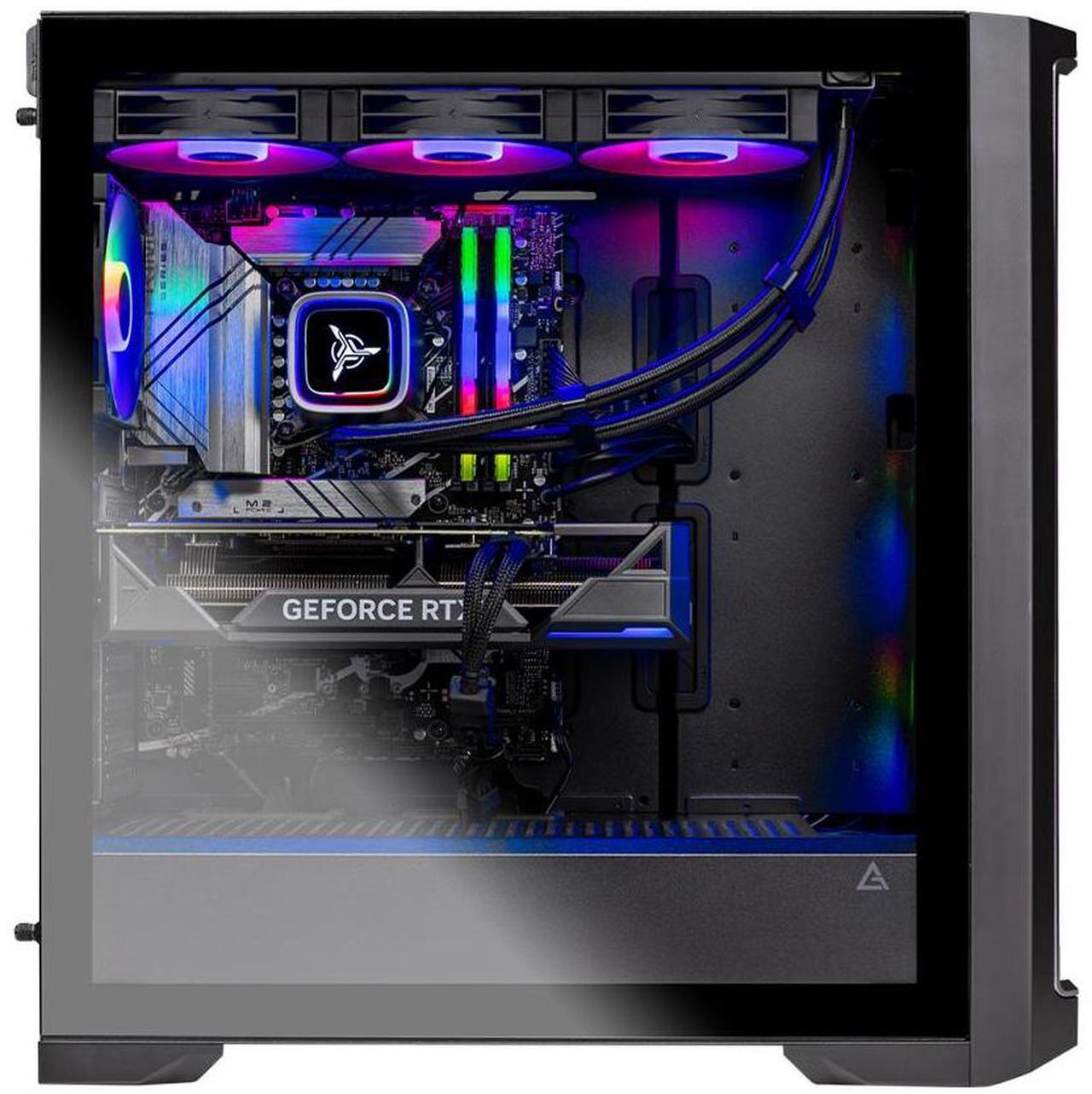 Alt view image 8 of 8 - Skytech Legacy Gaming PC Desktop, Ryzen 7 9800X3D 4.7 GHz (5.2 GHz Turbo), X670 Motherboard,NVIDIA RTX 5080 16GB GDDR7, 1TB Gen4 SSD, 32GB DDR5 6000, 1000W GOLD ATX 3.0, 360mm AIO , Wi-Fi, Win 11 Home