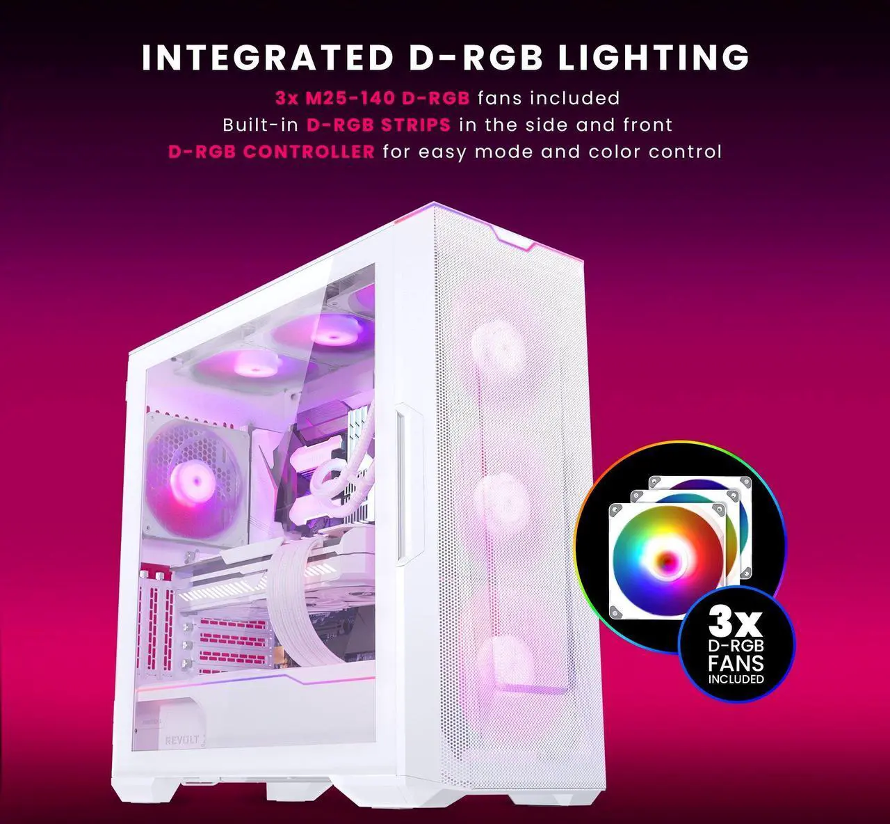 Alt view image 4 of 7 - Skytech Eclipse Gaming PC Desktop, Ryzen 7 9800X3D 4.7 GHz, NVIDIA RTX 5080 16GB GDDR7,X670 MB, 2TB Gen4 SSD, 32GB DDR5 6000, 850W GOLD A3, 360mm AIO , Wi-Fi, Win 11
