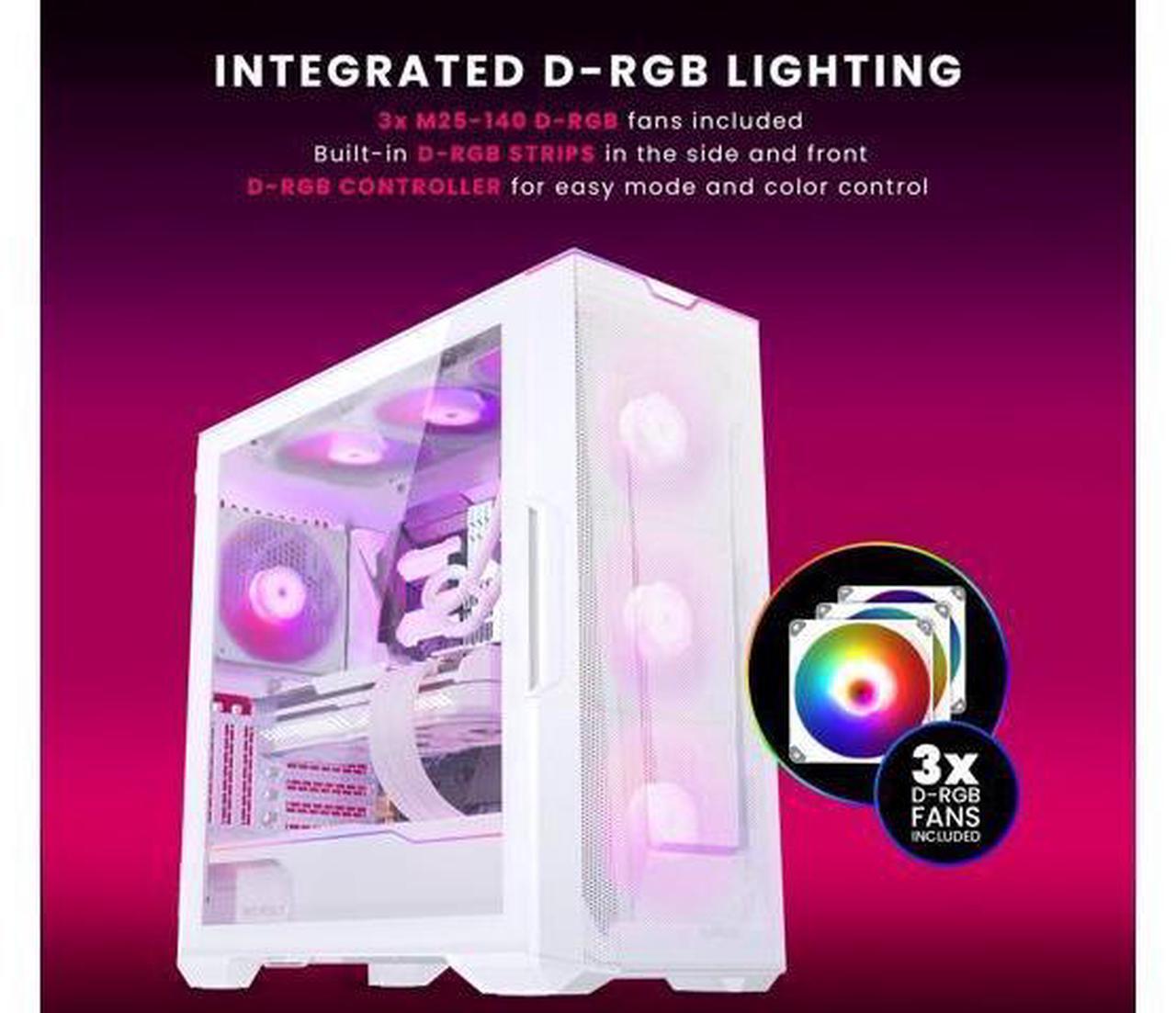 Alt view image 7 of 7 - Skytech Eclipse Gaming PC Desktop, Ryzen 7 9800X3D 4.7 GHz (5.2 GHz Turbo Boost), X670 Motherboard, AMD RX 9070 XT 16GB GDDR6, 2TB Gen4 NVMe SSD, 32GB DDR5 RAM 6000 RGB, 1000W GOLD PSU, Wi-Fi, Win 11