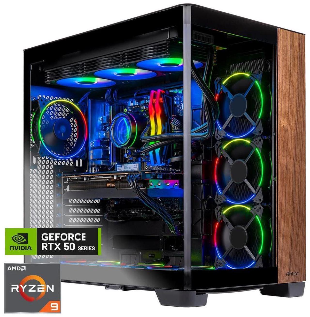 Main image of Skytech Prism 4 Gaming PC Desktop, Ryzen 7 9800X3D 4.7 GHz (5.2 GHz Turbo), NVIDIA RTX 5090 32GB,X870 Motherboard, 2TB Gen4 NVMe SSD, 32GB DDR5 6000 RGB, 1200W GOLD ATX 3, 360mm  AIO , Wi-Fi, Win 11