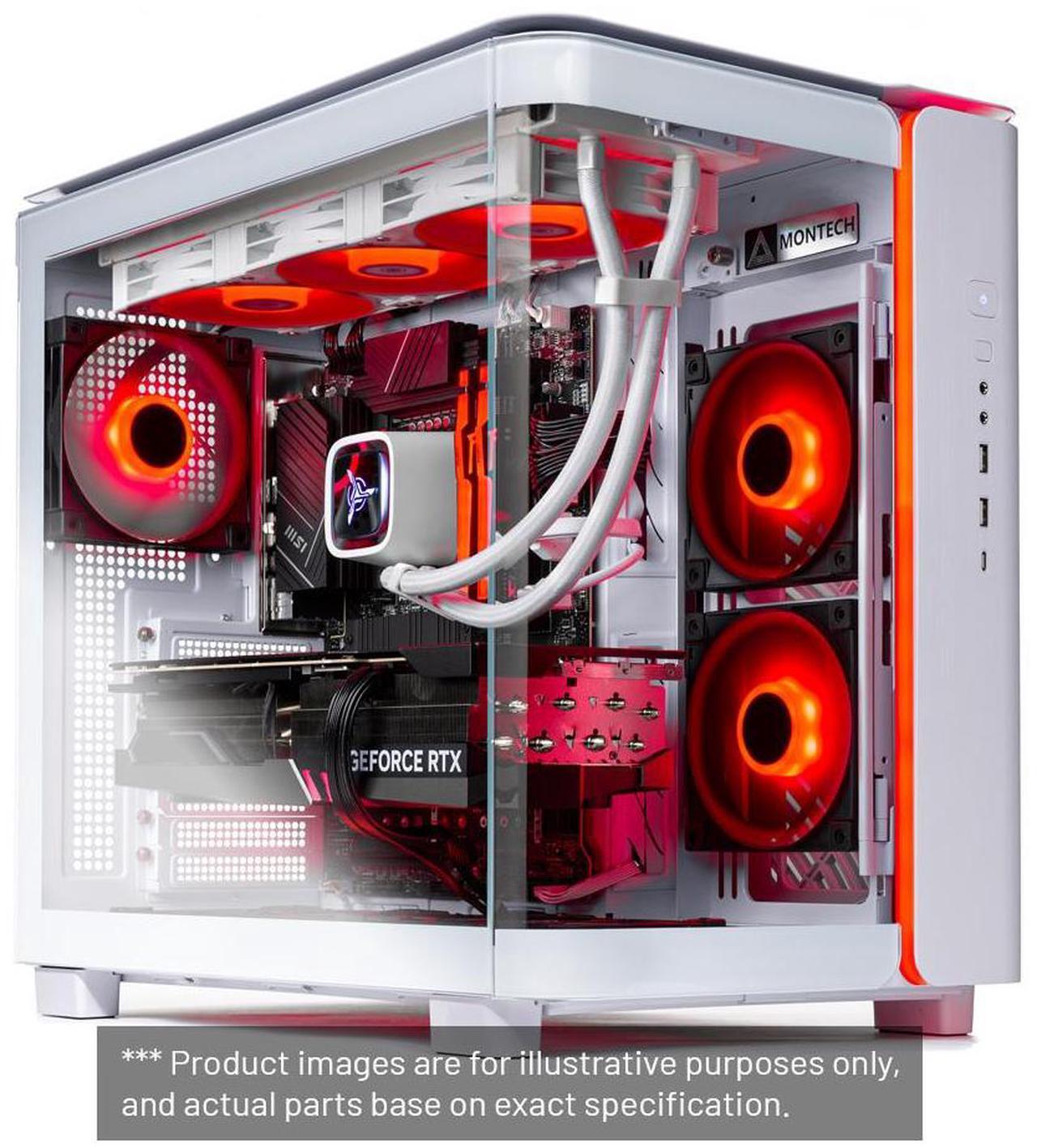 Alt view image 4 of 7 - Skytech King 95 Gaming PC Desktop, Ryzen 7 7800X3D 4.2 GHz (5GHz Turbo), NVIDIA RTX 5070 Ti 16GB GDDR7, 1TB Gen4 SSD, 32GB DDR5 6000, 850W GOLD ATX 3.0 PSU, 360mm  AIO , Wi-Fi, Win 11 Home