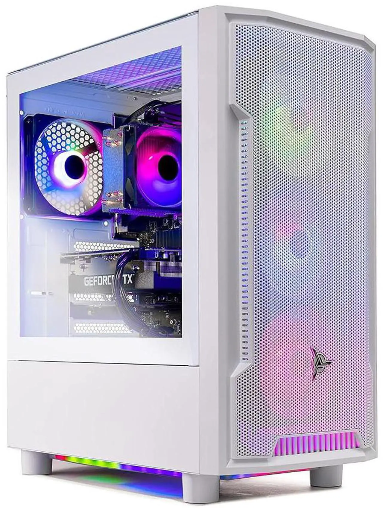 Alt view image 2 of 7 - Skytech Archangel Gaming PC Desktop, Intel i5 14400F 2.5 GHz (4.7GHz Turbo), NVIDIA RTX 5060 Ti 16GB GDDR7, 2TB Gen4 NVMe SSD, 16GB DDR5 RAM, 650W GOLD PSU, Wi-Fi, Win 11