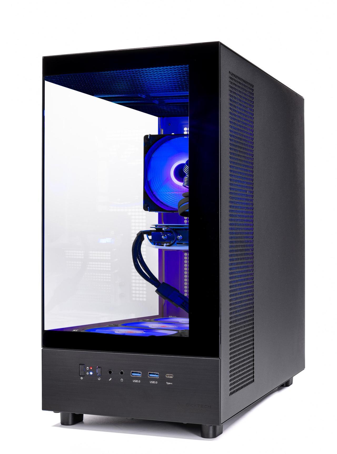 Alt view image 7 of 7 - Skytech Azure Gaming PC Desktop, Ryzen 7 7800X3D 4.2 GHz (5GHz Turbo), AMD RX 9070 XT 16GB, 2TB Gen4 NVMe SSD, 32GB DDR5 RAM 6000 RGB, 850W GOLD ATX 3 PSU, 360mm ARGB AIO , Wi-Fi, Win 11,Montech XR