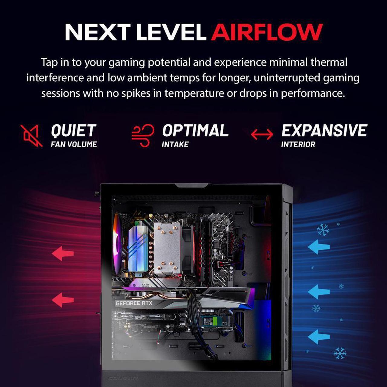 Alt view image 5 of 7 - Skytech Blaze4 Mini Gaming PC Desktop, Ryzen 7 7700 3.8 GHz (5.3GHz Turbo), NVIDIA RTX 5060 Ti 16GB, 1TB Gen4 NVMe SSD, 32GB DDR5 RAM 5200 RGB, 650W GOLD PSU, Wi-Fi, Win 11