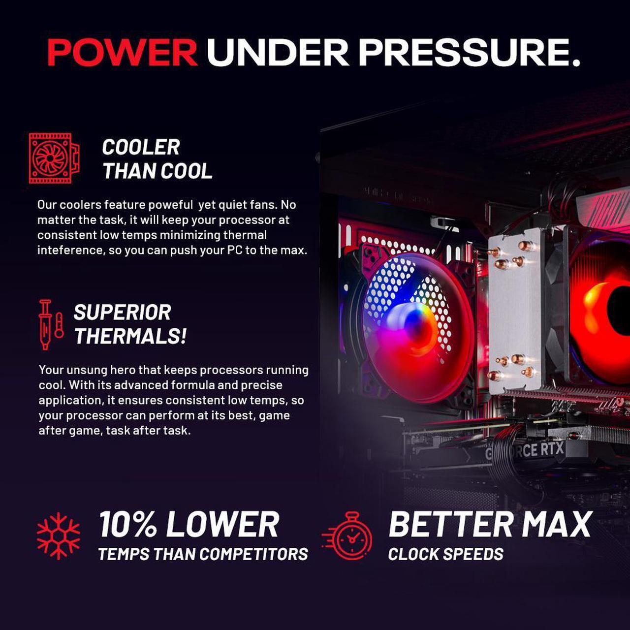 Alt view image 4 of 7 - Skytech Blaze4 Mini Gaming PC Desktop, Ryzen 7 7700 3.8 GHz (5.3GHz Turbo), NVIDIA RTX 5060 Ti 16GB, 1TB Gen4 NVMe SSD, 32GB DDR5 RAM 5200 RGB, 650W GOLD PSU, Wi-Fi, Win 11