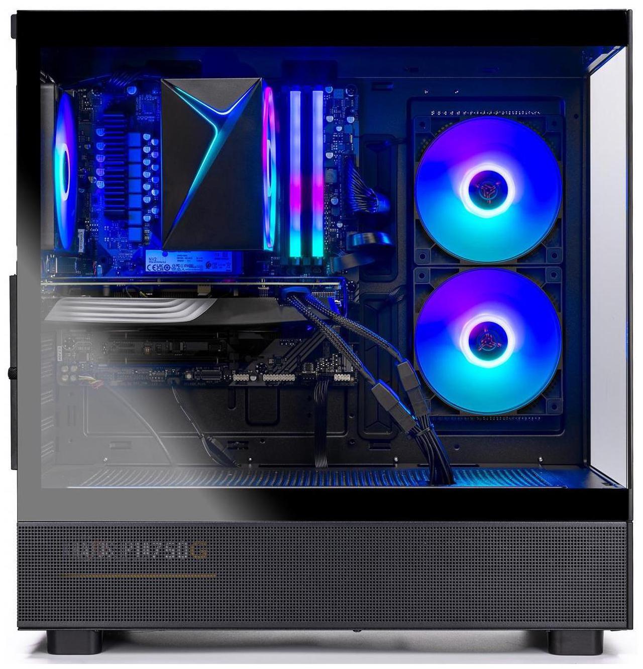 Alt view image 3 of 8 - Skytech Azure Gaming PC Desktop, Intel i5 14400F 2.5 GHz (4.7GHz Turbo), NVIDIA RTX 5060 8GB, 1TB NVMe SSD, 32GB DDR5 RAM 5200 RGB, 650W GOLD PSU, Wi-Fi, Win 11