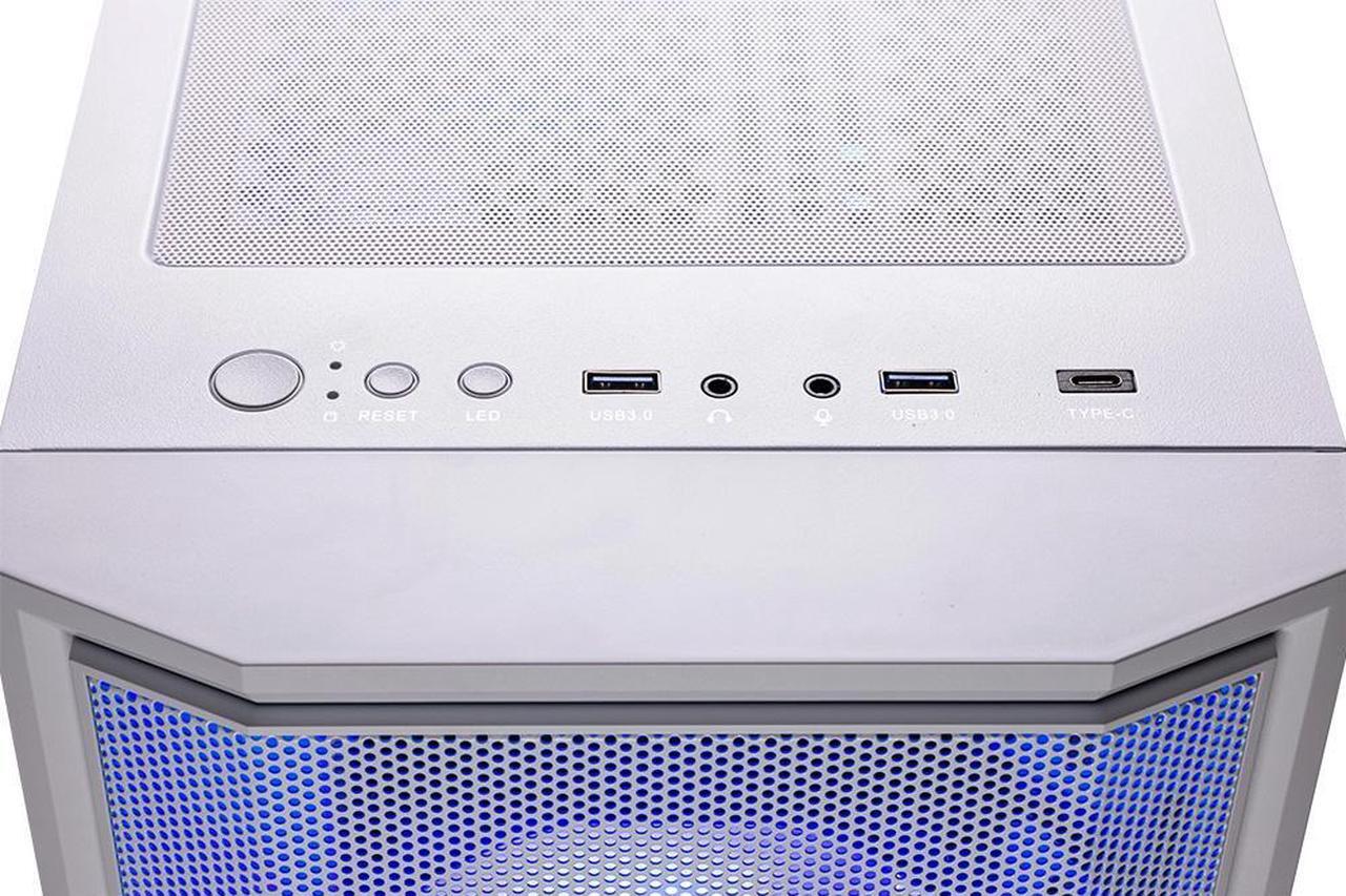 Alt view image 7 of 7 - Skytech Archangel Gaming PC Desktop, Ryzen 5 9600X 3.9 Ghz (5.4GHz Turbo), NVIDIA RTX 5060 8GB, 1TB NVMe SSD, 32GB DDR5 RAM 5200 RGB, 650W GOLD PSU, Wi-Fi, Win 11