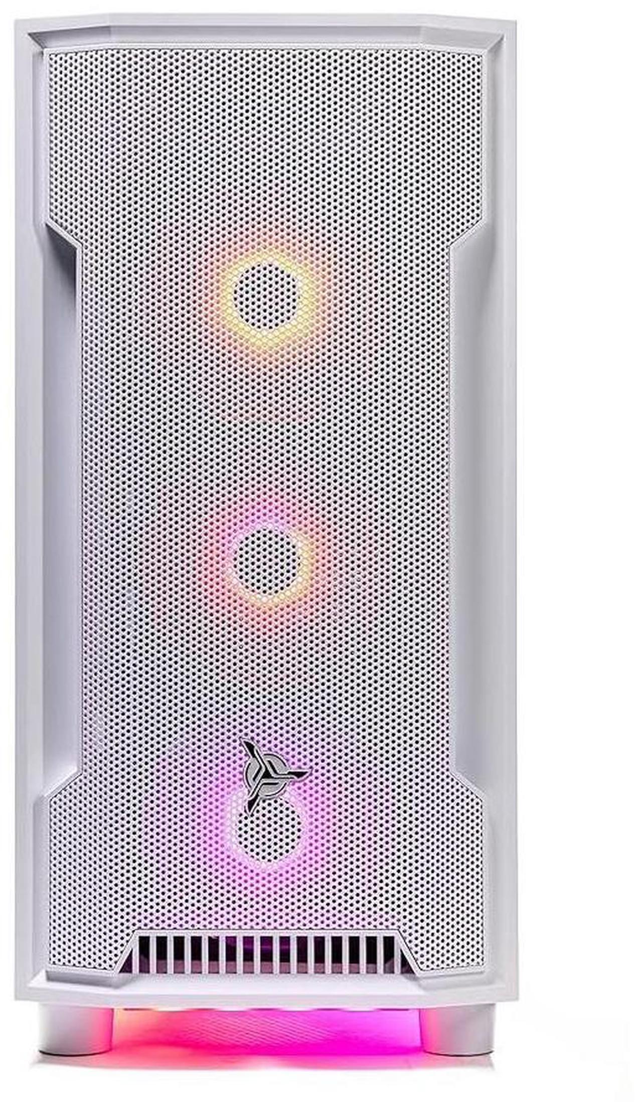 Alt view image 3 of 7 - Skytech Archangel Gaming PC Desktop, Ryzen 5 9600X 3.9 Ghz (5.4GHz Turbo), NVIDIA RTX 5060 8GB, 1TB NVMe SSD, 32GB DDR5 RAM 5200 RGB, 650W GOLD PSU, Wi-Fi, Win 11