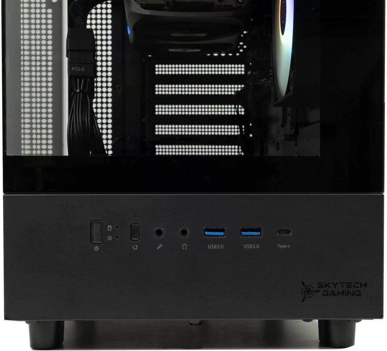 Alt view image 6 of 7 - Skytech Azure Gaming PC Desktop, Ryzen 7 7700 3.8 GHz (5.3GHz Turbo), NVIDIA RTX 5060 Ti 16GB GDDR7, 1TB Gen4 NVMe SSD, 32GB 5200Mhz DDR5 RAM RGB, 650W GOLD PSU, Wi-Fi, Win 11,Montech XR