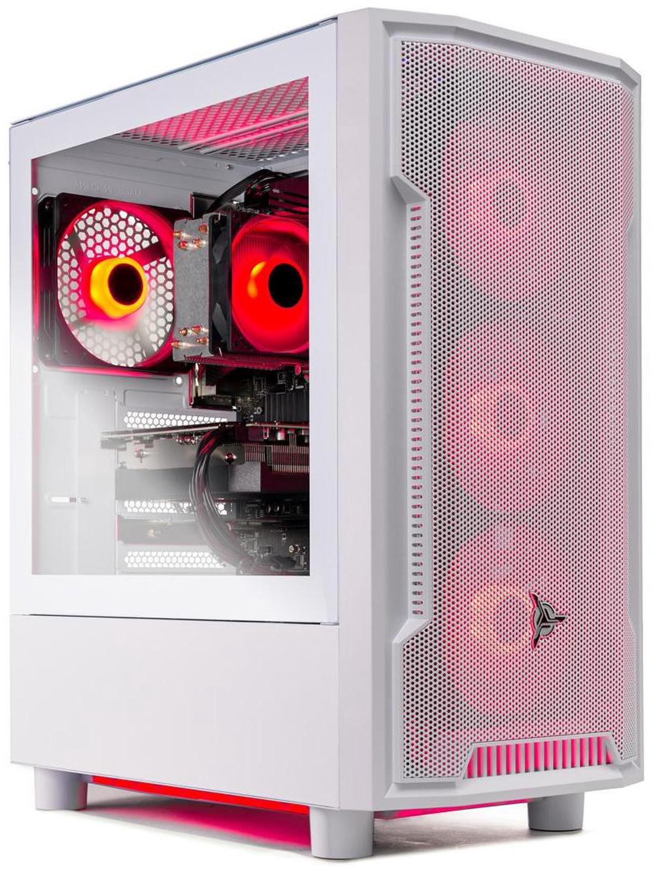 Alt view image 3 of 7 - Skytech Archangel Gaming PC Desktop, Ryzen 5 9600X 3.9 Ghz (5.4GHz Turbo), AMD RX 9060 XT 8GB, 1TB Gen4 NVMe SSD, 16GB DDR5 RAM 6000, 650W GOLD PSU, Wi-Fi, Win 11 |