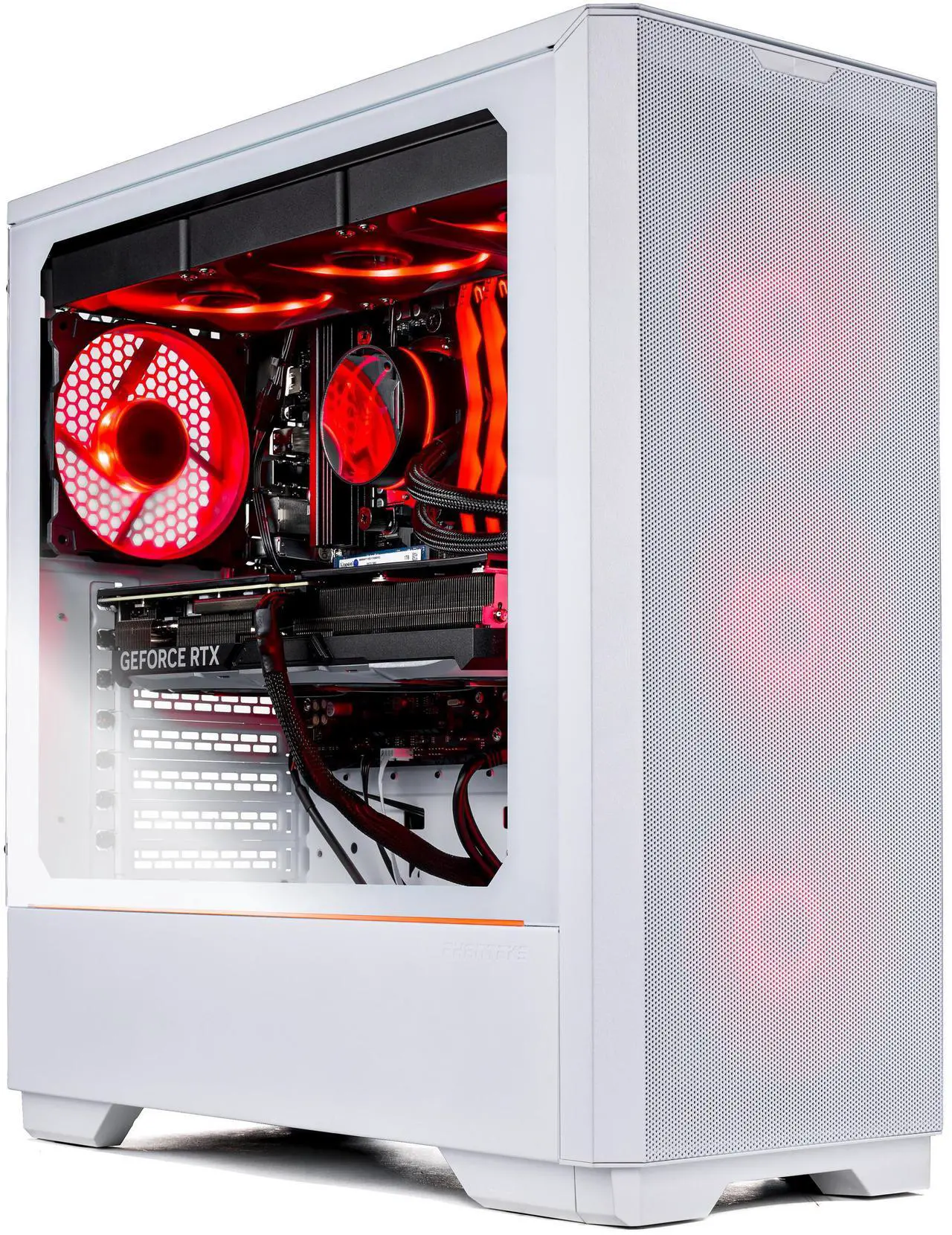 Alt view image 2 of 6 - Skytech Eclipse Lite Gaming PC Desktop, Ryzen 7 9700X 3.8 GHz (5.5GHz Turbo), AMD RX 9060 XT 8GB, 1TB Gen4 NVMe SSD, 32GB DDR5 RAM 5200 RGB, 650W GOLD PSU, 360mm ARGB AIO , Wi-Fi, Win 11