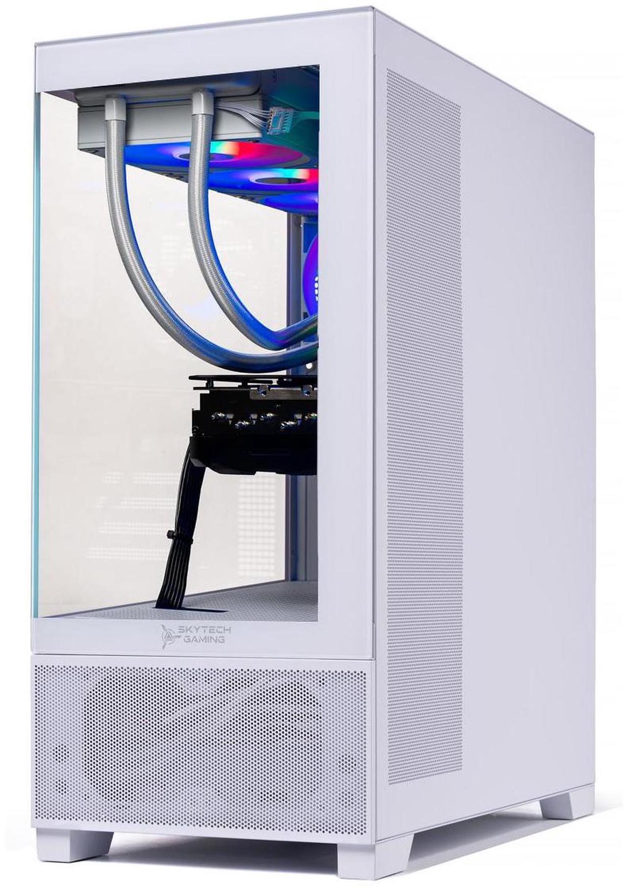 Alt view image 6 of 7 - Skytech Azure 3 Plus Gaming PC Desktop, Intel i7 14700F 2.1 GHz (5.3GHz Turbo), NVIDIA RTX 5070 Ti 16GB, 1TB Gen4 NVMe SSD, 64GB DDR5 RAM 5600 RGB, 850W GOLD ATX 3 PSU, 360mm ARGB AIO , Wi-Fi, Win 11