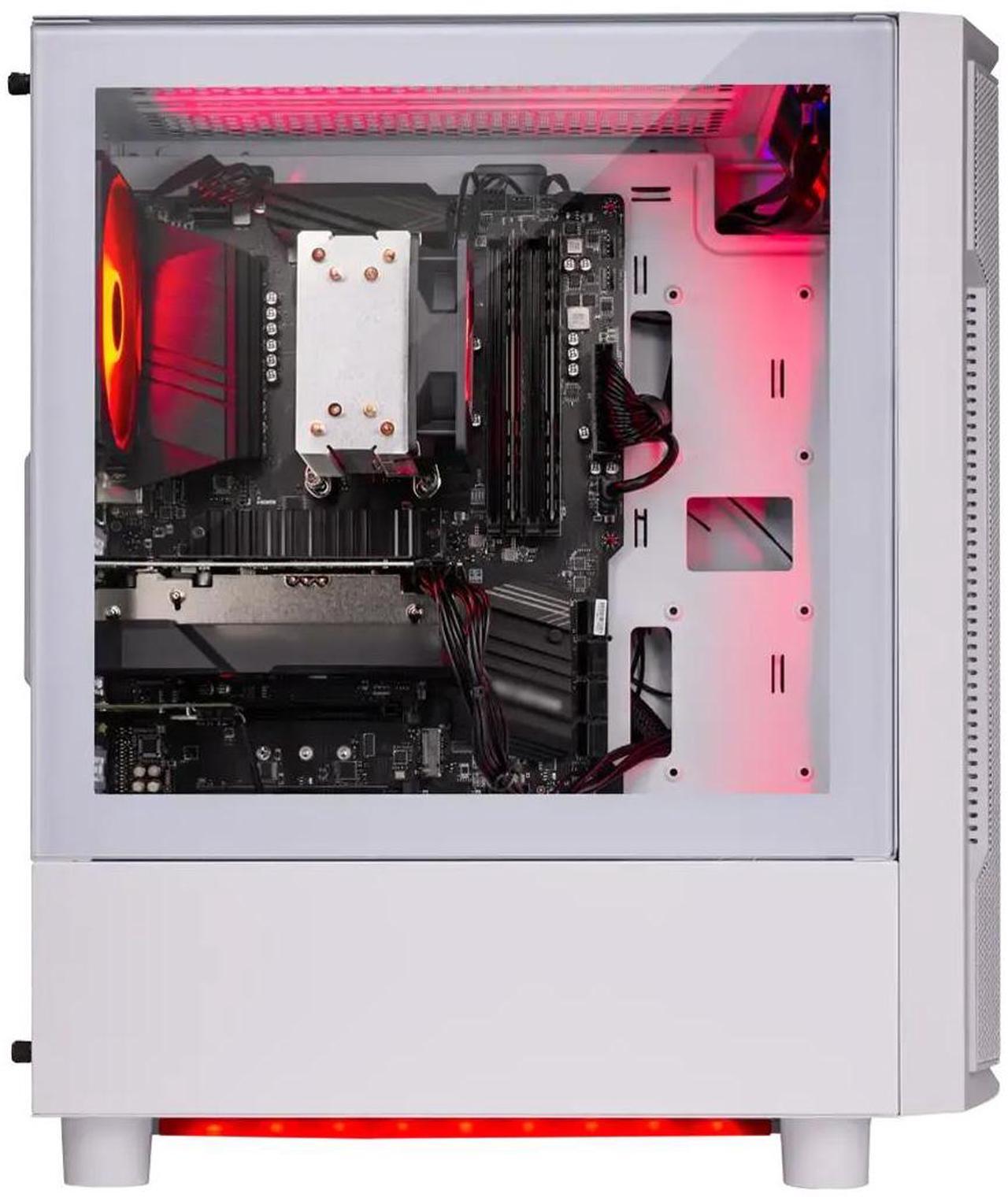 Alt view image 5 of 7 - Skytech Archangel Gaming PC Desktop, Ryzen 7 7700 3.8 GHz (5.3GHz Turbo), AMD RX 9070 XT 16GB, 1TB NVMe SSD, 32GB DDR5 RAM RGB, 850W GOLD PSU, Wi-Fi, Win 11