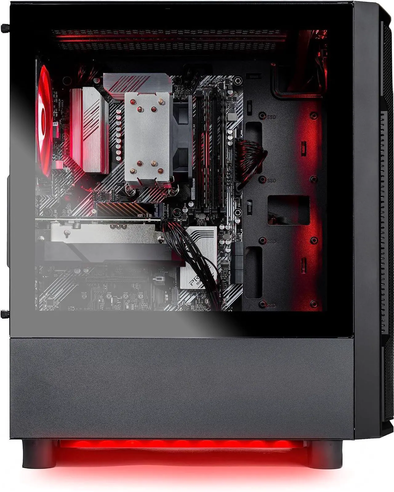 Alt view image 5 of 7 - Skytech Shadow Gaming PC Desktop, Ryzen 7 7700 3.8 GHz (5.3GHz Turbo), NVIDIA RTX 5070 12GB, 1TB NVMe SSD, 32GB DDR5 RAM RGB, 850W GOLD PSU, Wi-Fi, Win 11