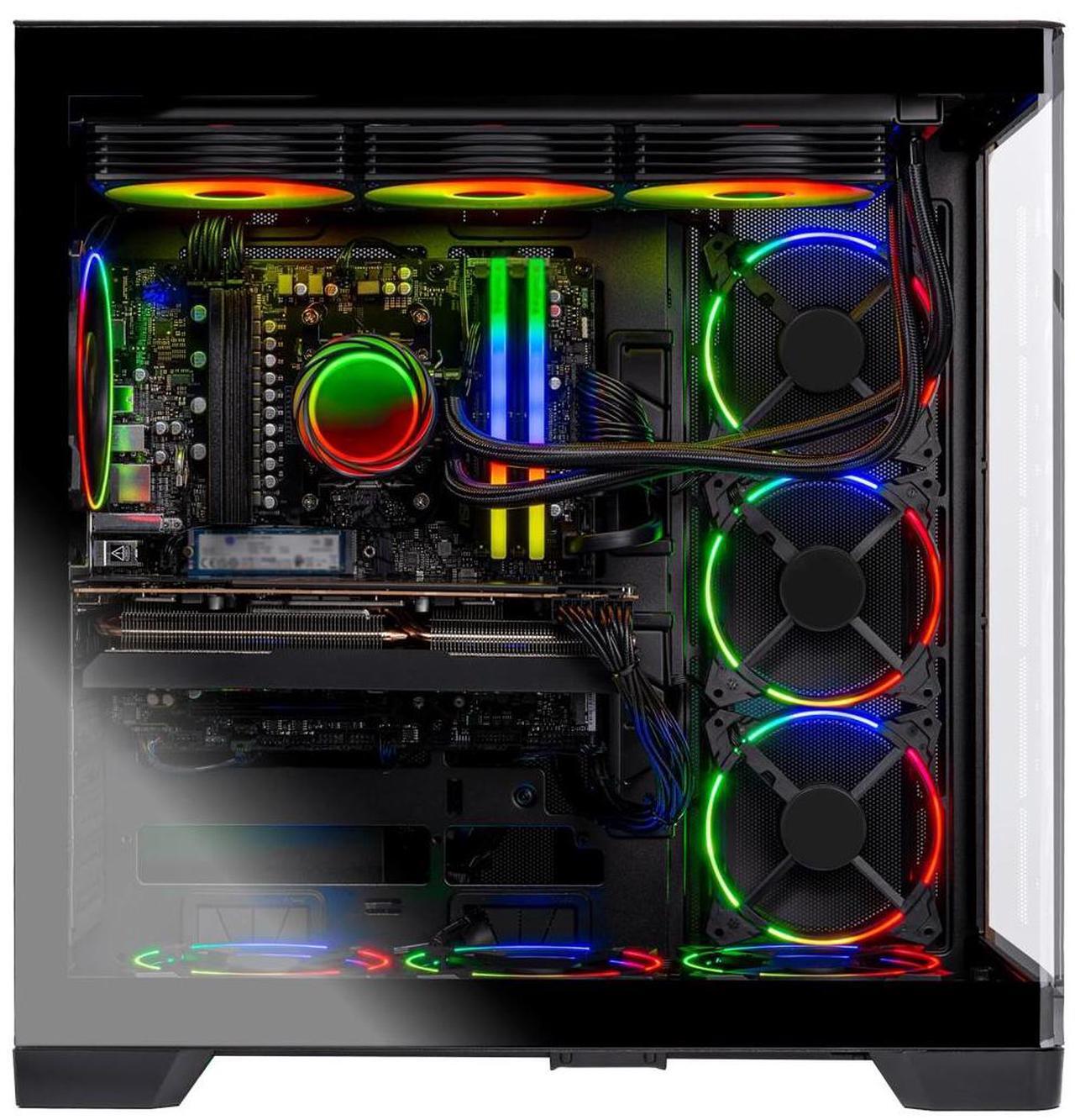 Alt view image 3 of 6 - Skytech Prism 4 Gaming PC Desktop, Ryzen 7 9700X 3.8 GHz (5.5GHz Turbo), NVIDIA RTX 5070 Ti 16GB, 2TB Gen4 NVMe SSD, 32GB DDR5 6000, 850W GOLD ATX 3, 360mm AIO , Wi-Fi, Win 11,Antec C8 Curved Wood