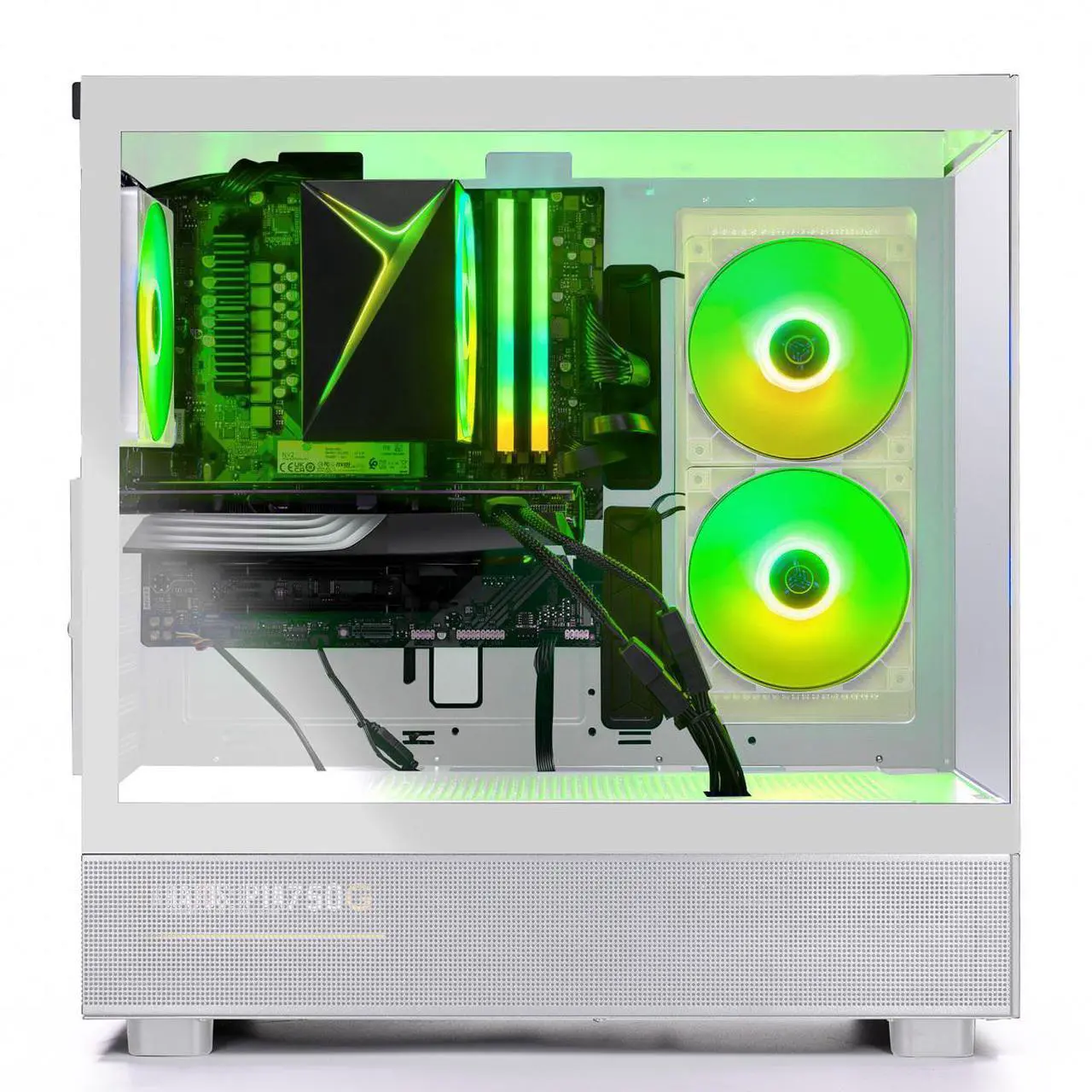 Alt view image 5 of 7 - Skytech Azure Gaming PC Desktop, Ryzen 5 7600 3.8 GHz (5.1GHz Turbo), NVIDIA RTX 5060 8GB, 1TB NVMe SSD, 32GB DDR5 RAM 5200 RGB, 650W GOLD PSU, Wi-Fi, Win 11,Montech XR