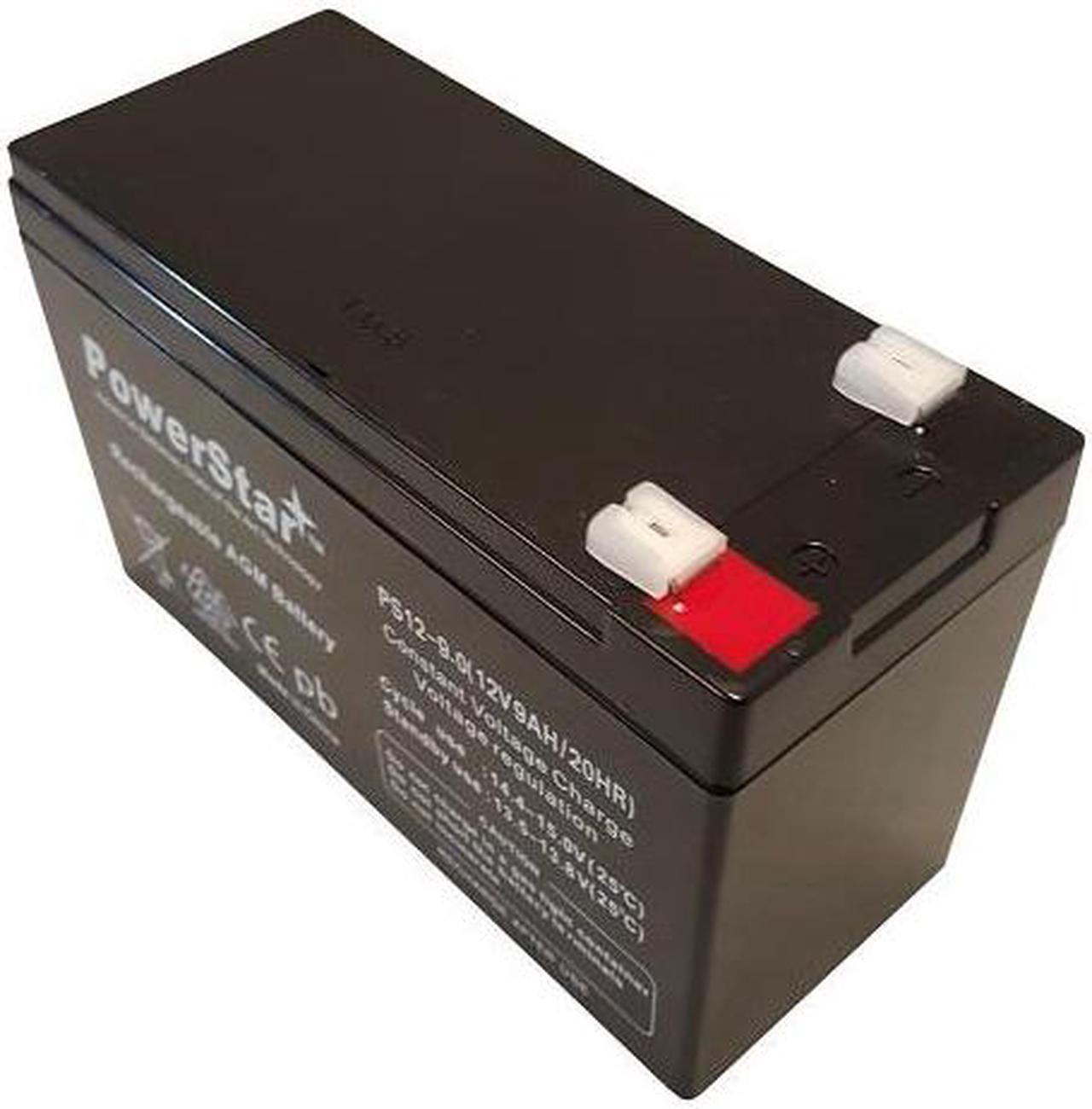 Alt view image 5 of 5 - PowerStar Maximum Life Battery 12V 9AH Battery for GS PORTALAC PX12072 DG126