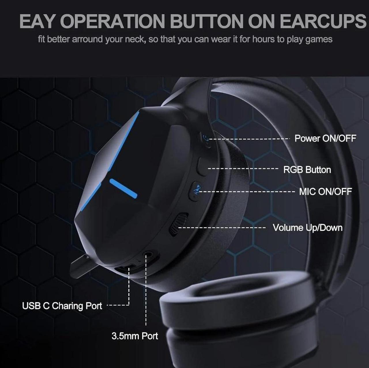 Alt view image 2 of 5 - headphones for xbox 360