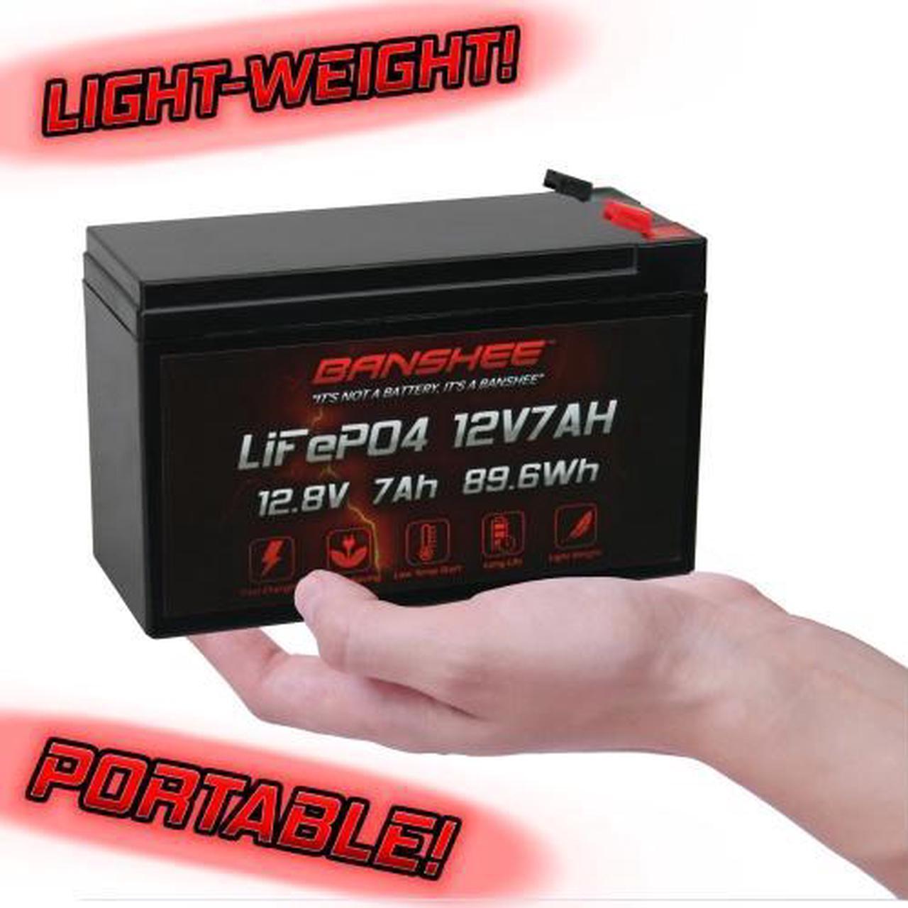Alt view image 6 of 7 - 12V 7AH Lithium Replacement Battery for Razor Sport Mod MX350
