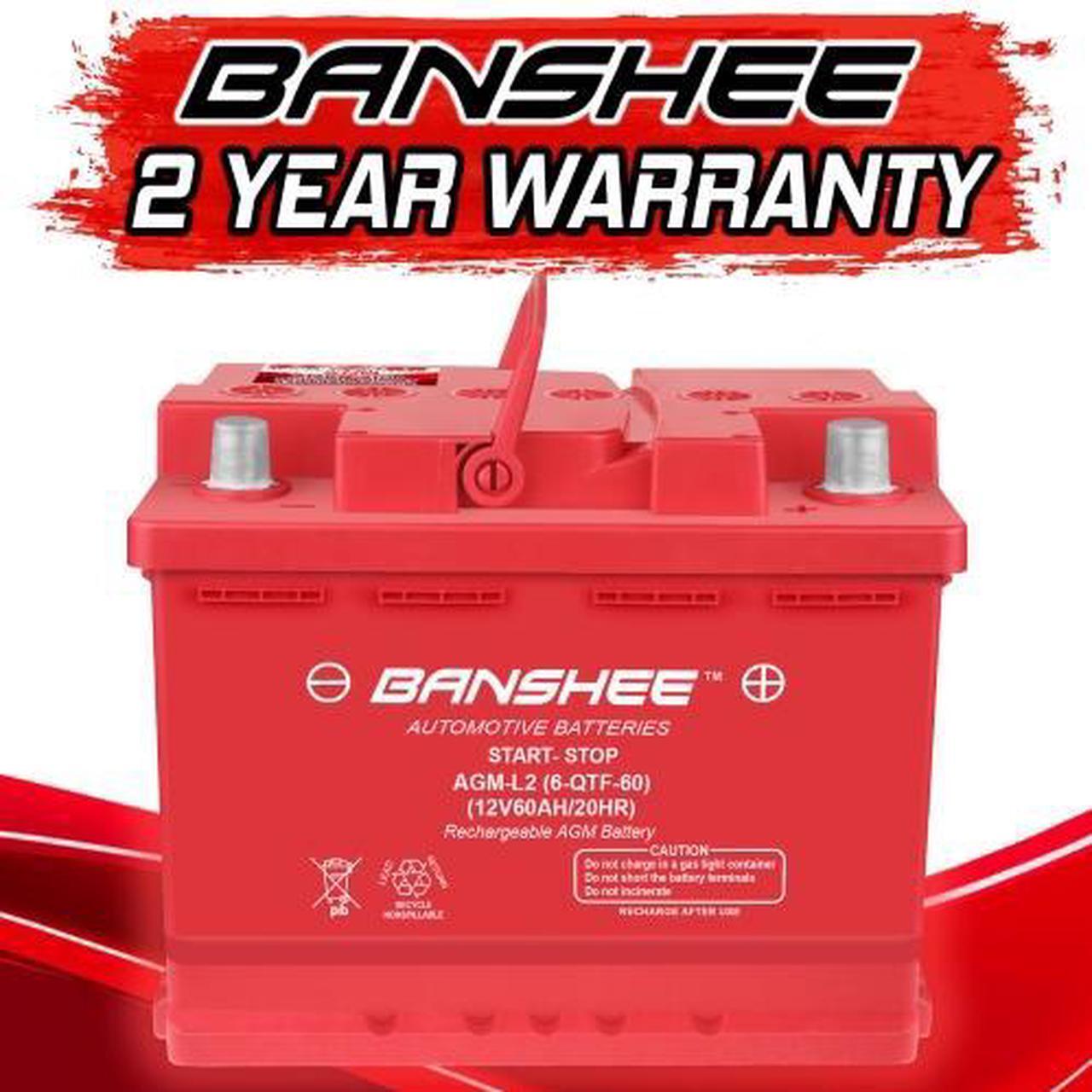 Alt view image 2 of 6 - Group 47 Automotive Starting AGM 12 Volt Battery