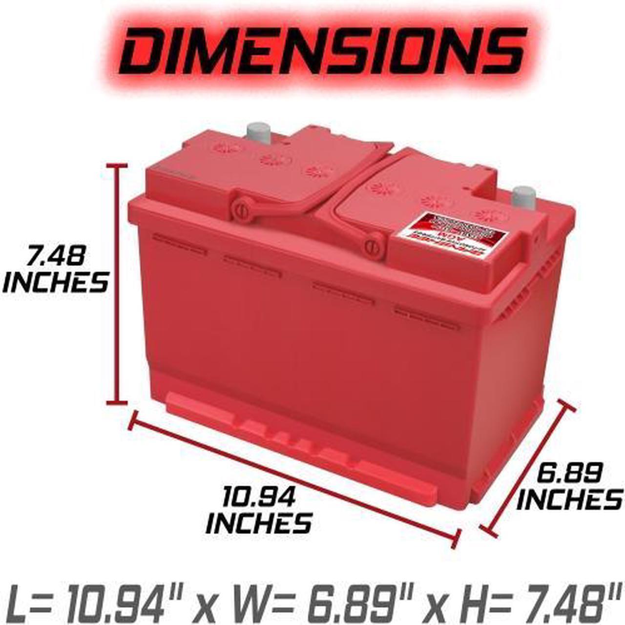 Alt view image 6 of 7 - Premium Banshee AGM Battery  Group 48 (LN3/H6) 12V, Long Life, 720 CCA