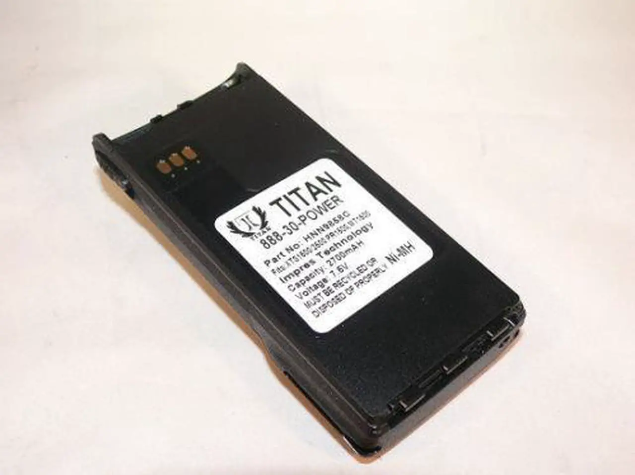 Main image of Tank® Radio Battery For BNH-9858 FITS XTS1500, XTS2500, MT1500, PR1500