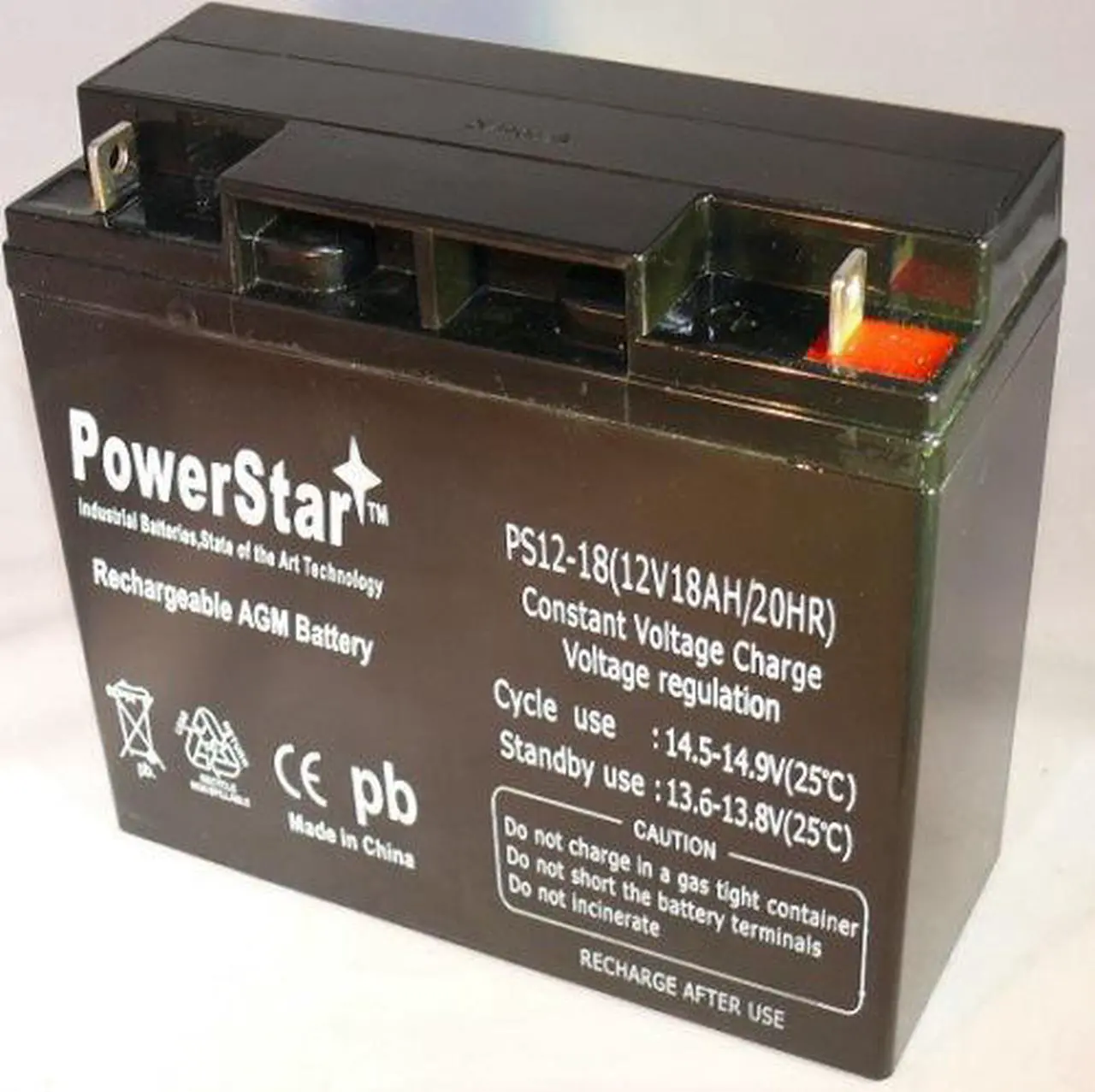 Main image of Sealed AGM for Generac, Briggs & Stratton, CPE Auto, Ridgid Generators 12V 18AH