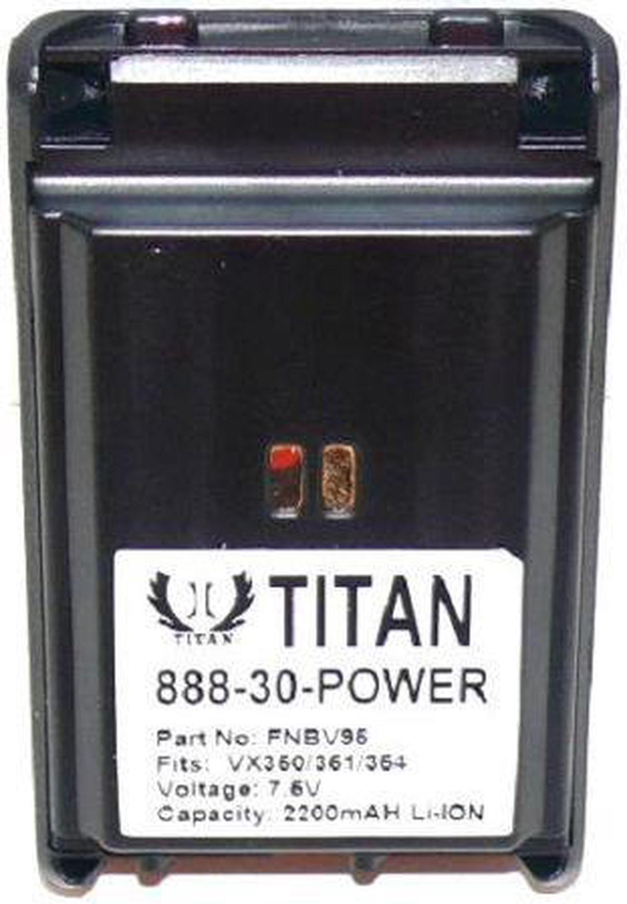 Alt view image 4 of 4 - FNB-V96Li-FNB-95Li-Battery-for-Yaesu-Vertex-VX-350-351VX-354-7-5V-2200mAh-Li-lon