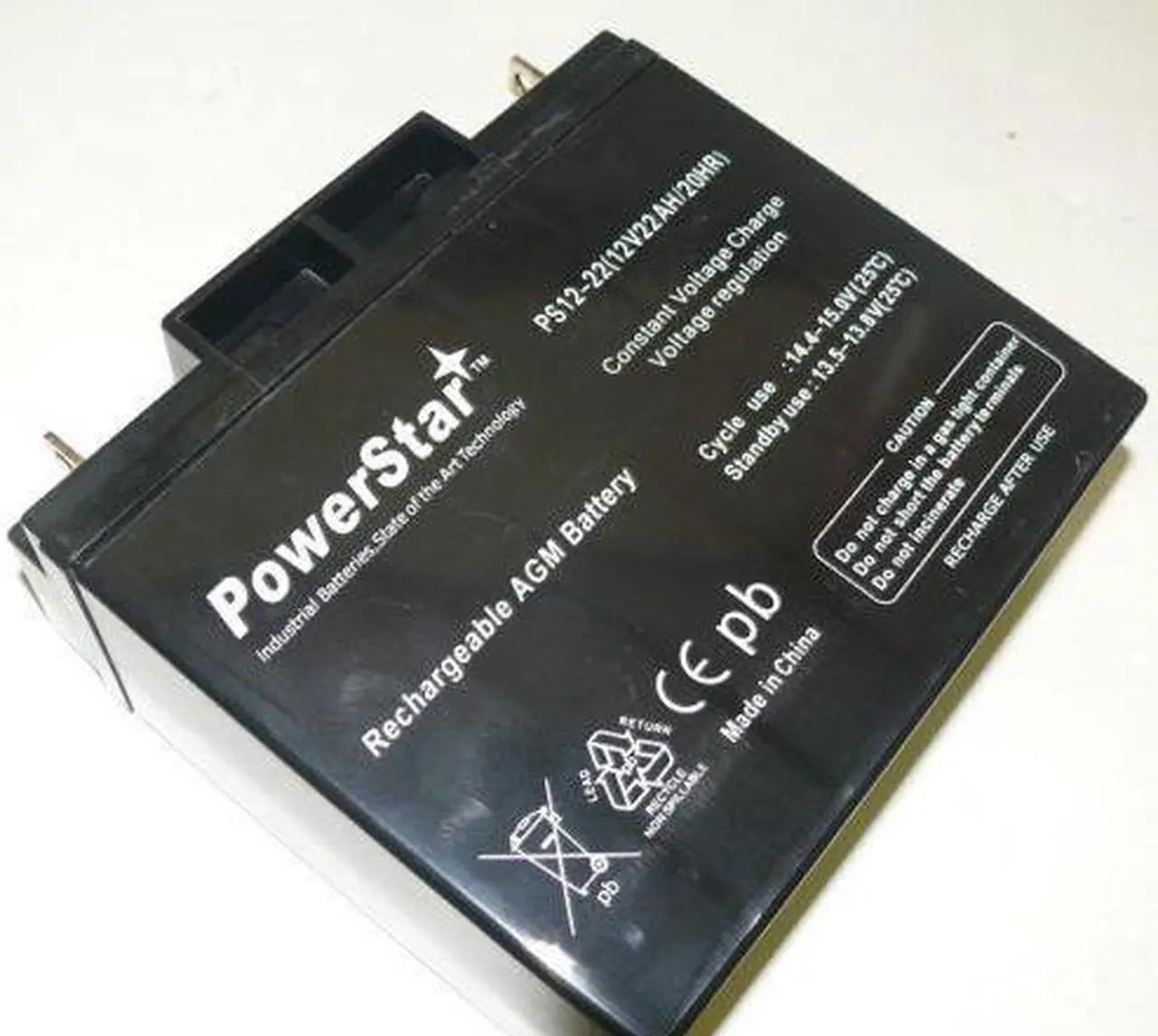 Alt view image 2 of 4 - PowerStar PS12-22-257 Black & Decker Jus500ib 500 Amp Jump Starter With Inflator - Battery
