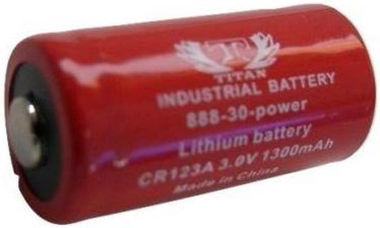 Alt view image 3 of 3 - NEW Lithium Photo CR123A CR123 CR 123A 123 battery - Tank INDUSTRIAL TYPE