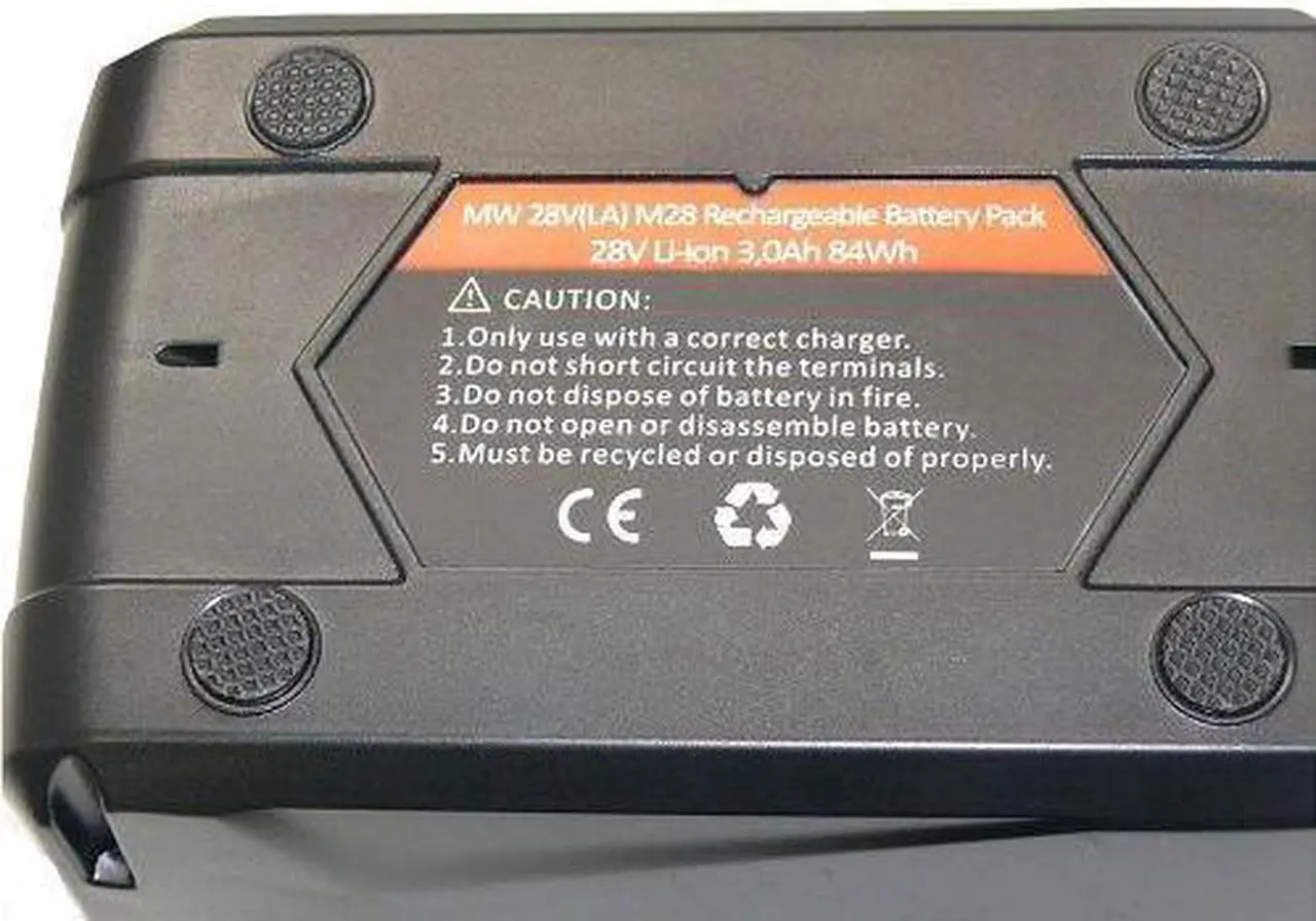 Alt view image 4 of 4 - Banshee® Rechargeable Milwaukee V28 28V 3Ah Li-ion Battery Pack High Capacity