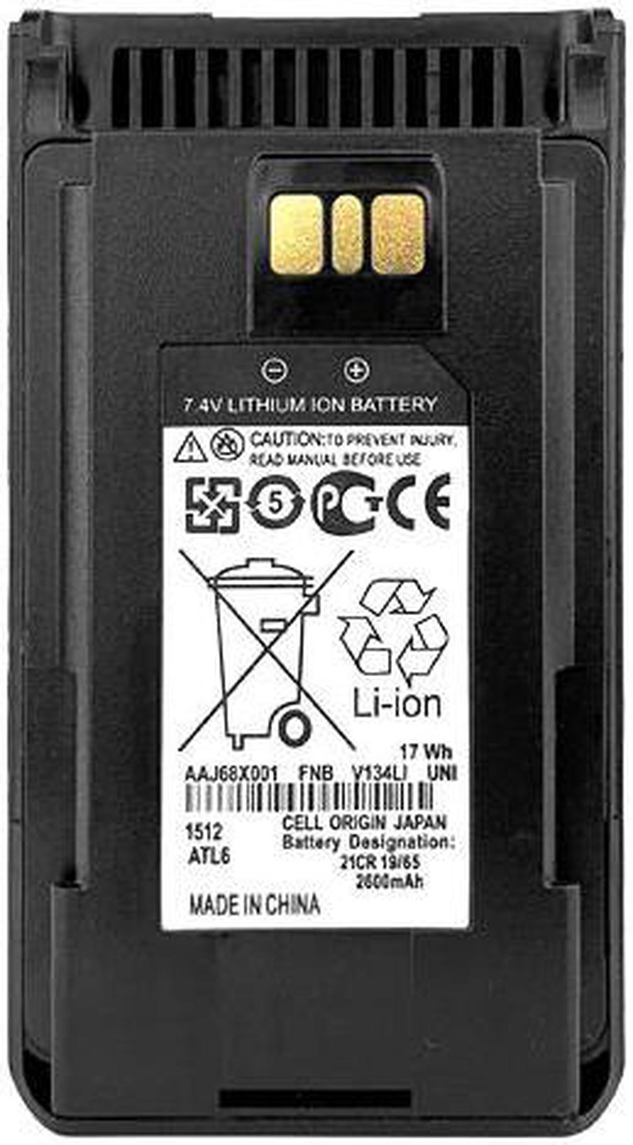 Alt view image 2 of 3 - Replacement Battery for Yaesu Vertex Standard FNB-V134 fits VX-261 VX-264 VX-451 EVX-531 EVX-534
