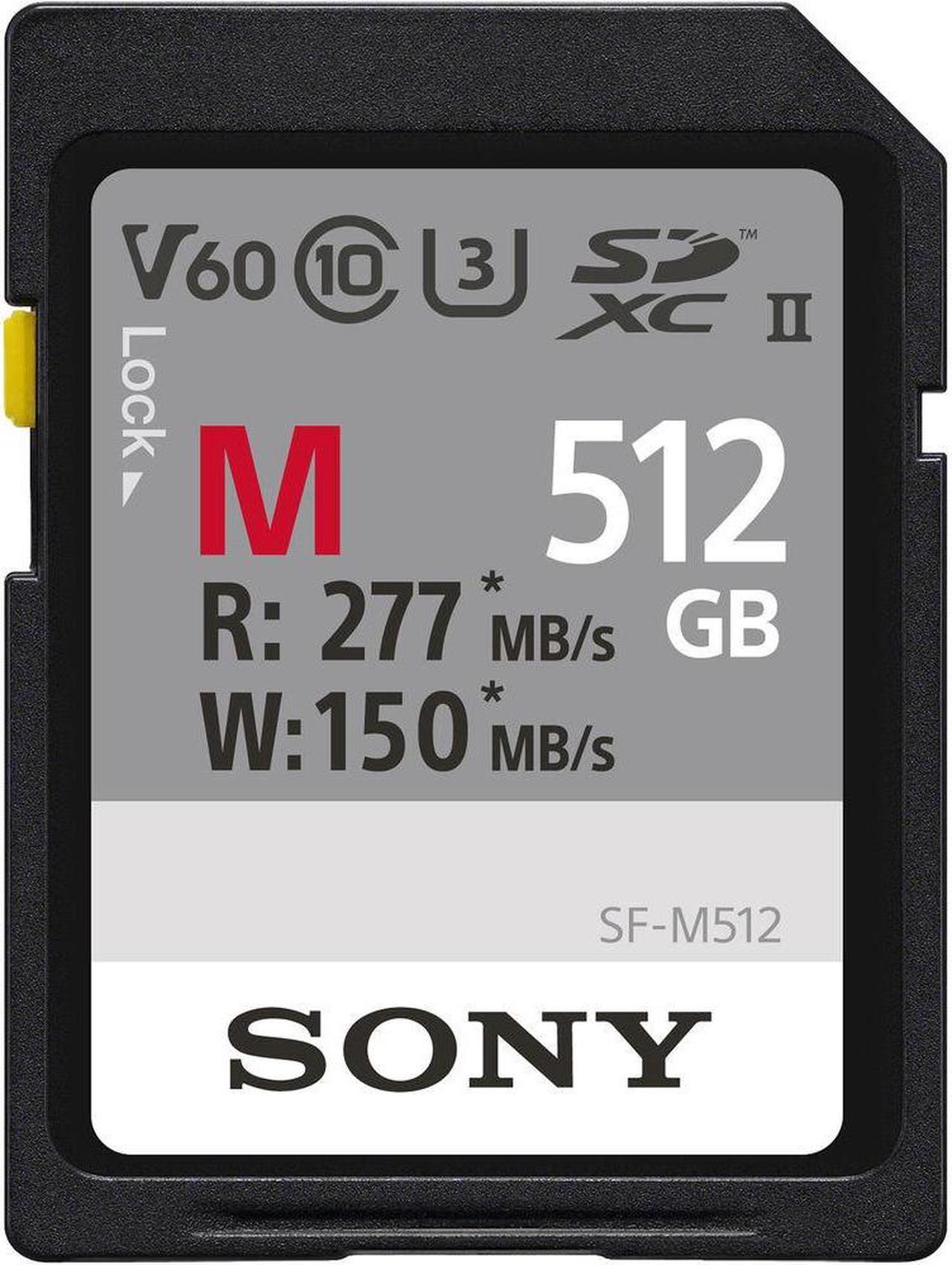 Main image of Sony 512GB SF-M UHS-II SDXC Memory Card