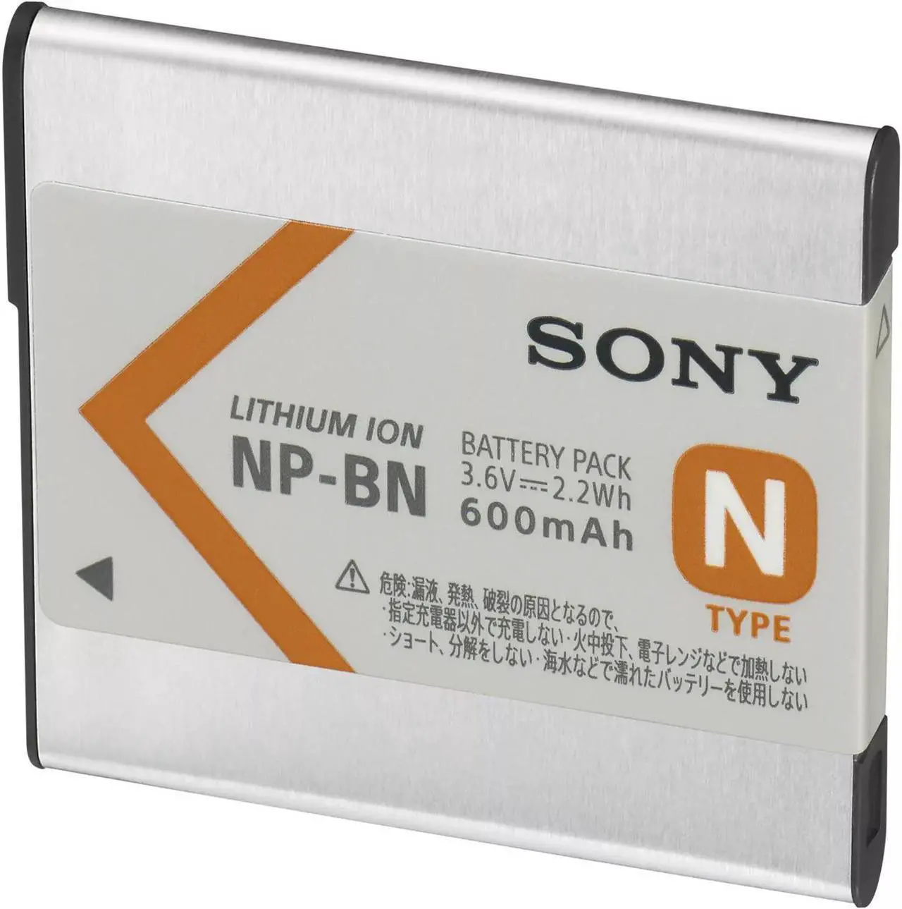 Main image of Sony NP-BN N-Series Rechargeable Battery Pack for Cameras (3.6V, 600mAh, 2.2Wh)