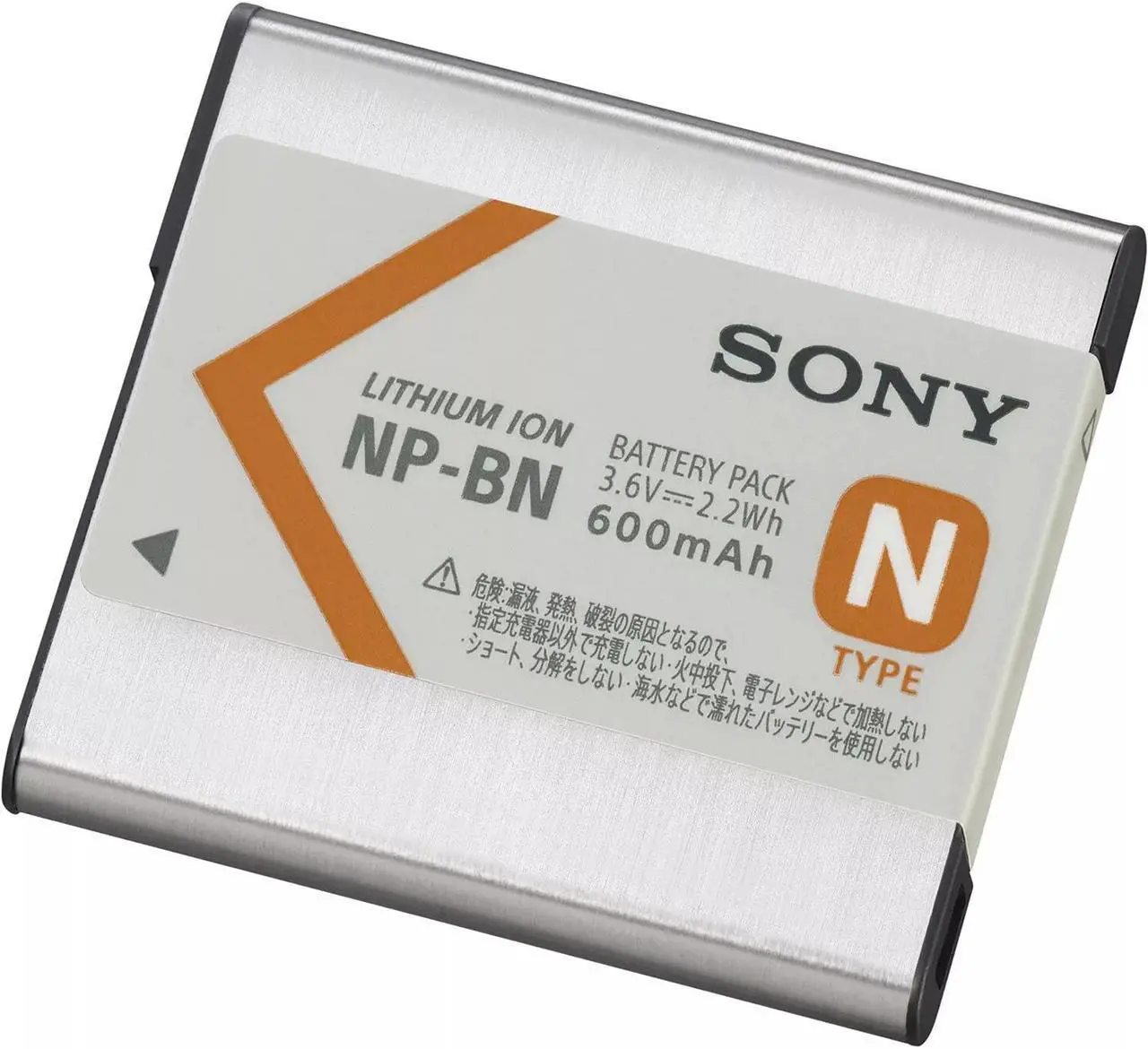 Alt view image 4 of 8 - Sony NP-BN N-Series Rechargeable Battery Pack for Cameras (3.6V, 600mAh, 2.2Wh)