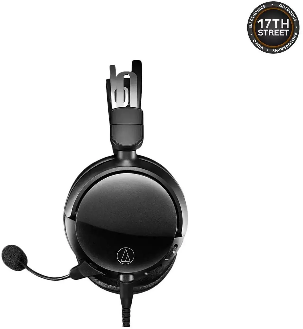 Alt view image 3 of 6 - Audio-Technica ATH-GL3 Hi-Fi Closed-Back Gaming Headset (Black) + Headset Stand