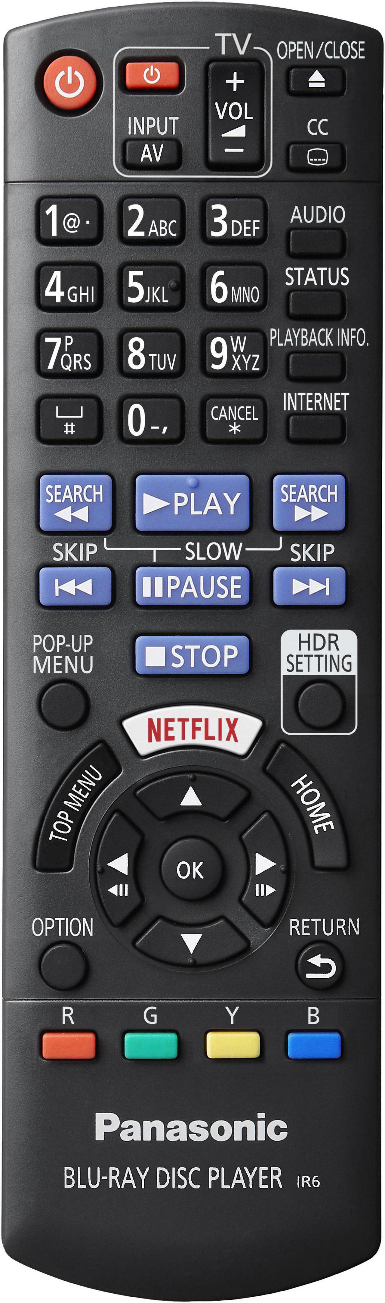 Alt view image 20 of 20 - panasonic 4k ultra hd bluray player with hdr10+ and dolby vision playback, hires sound, 4k vod streaming  black dpub820