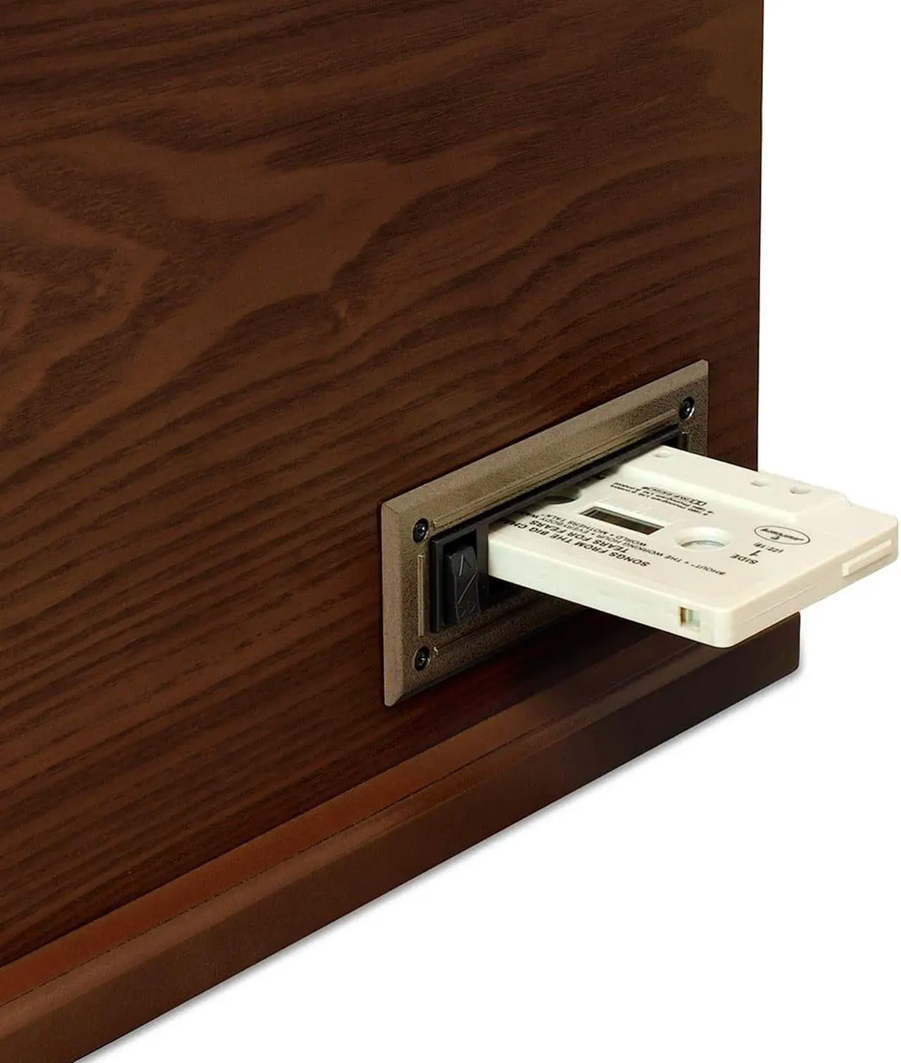Alt view image 6 of 6 - victrola nostalgic aviator wood 8in1 bluetooth turntable entertainment center, espresso