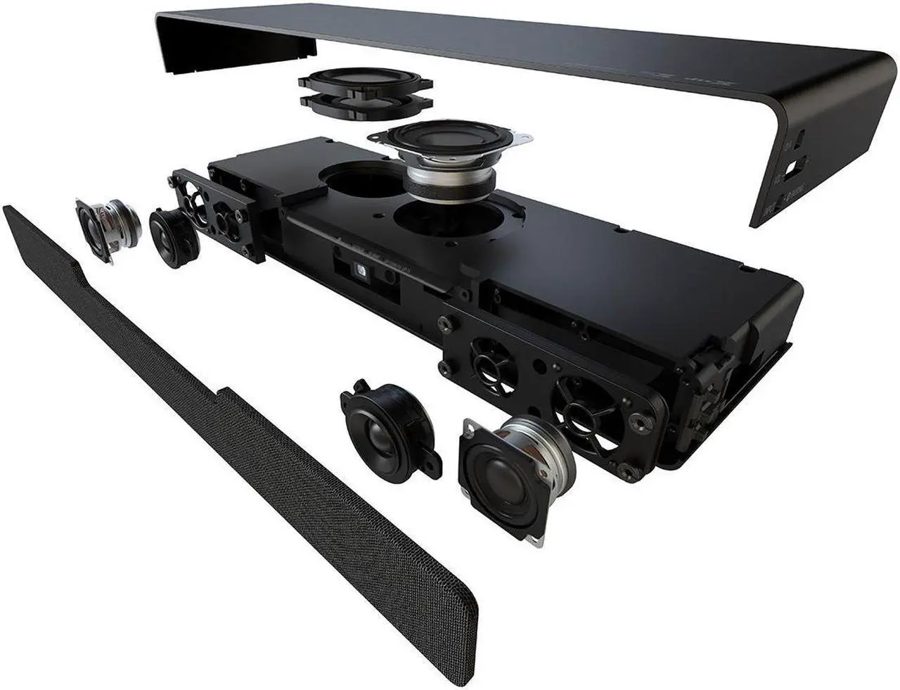Alt view image 5 of 20 - Panasonic SoundSlayer 2.1 Channel Desktop Compact Audio Gaming Speaker with Dolby Atmos and 4K HDR Passthrough