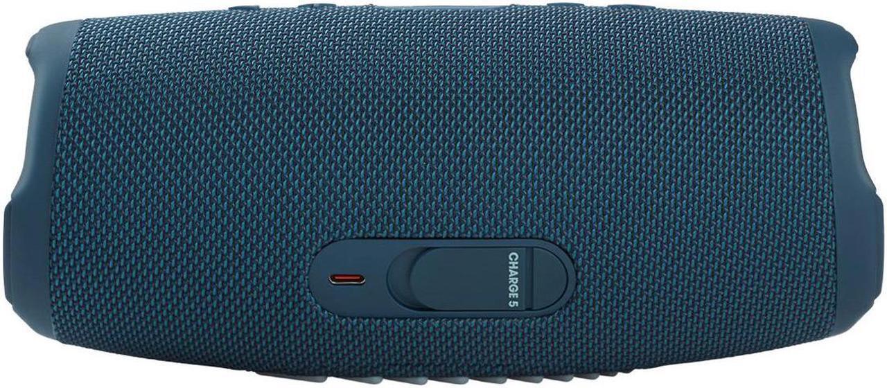 Alt view image 8 of 20 - JBL Charge 5 Blue Bluetooth Speaker