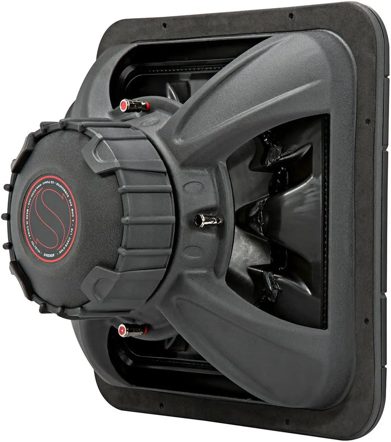 Alt view image 2 of 14 - Kicker 46L7T124 12" Solo-Baric L7T Shallow-Mount Dual 4-Ohm Voice Coil Subwoofer