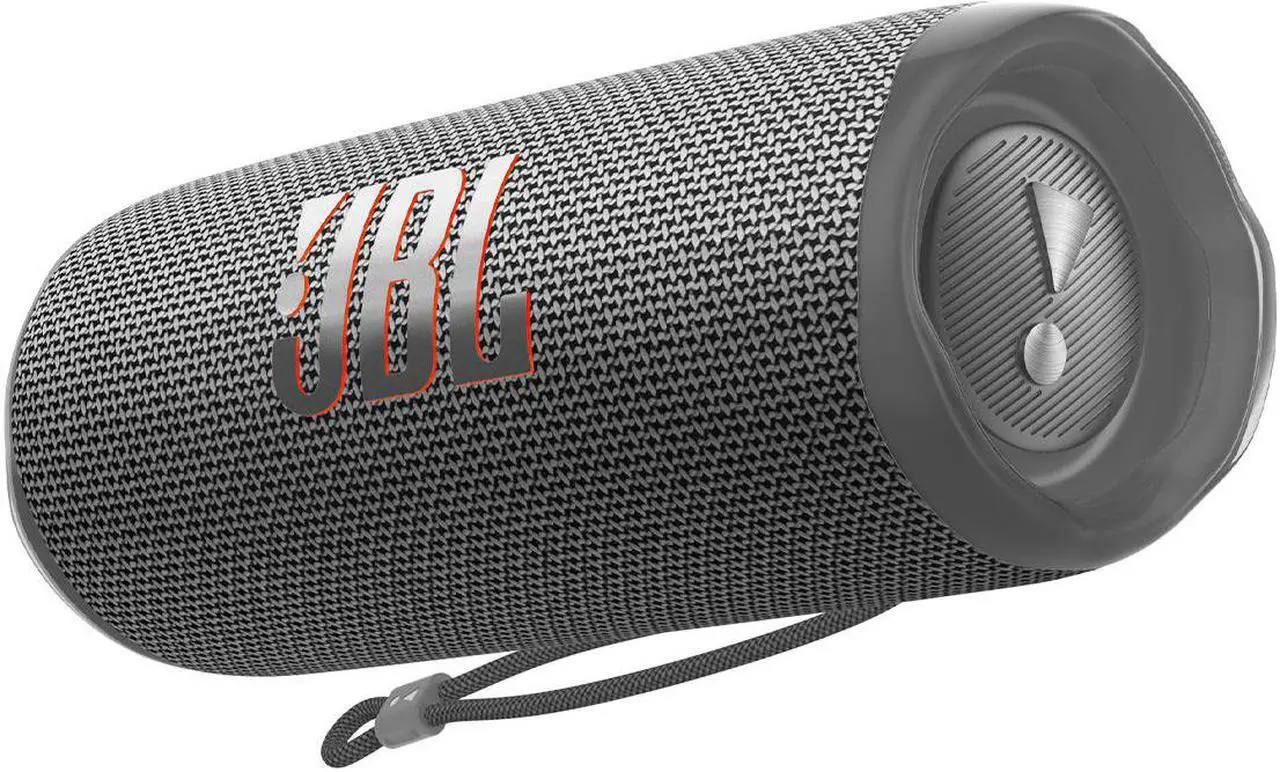 Alt view image 2 of 15 - JBL Flip 6 Gray Portable Bluetooth Speaker