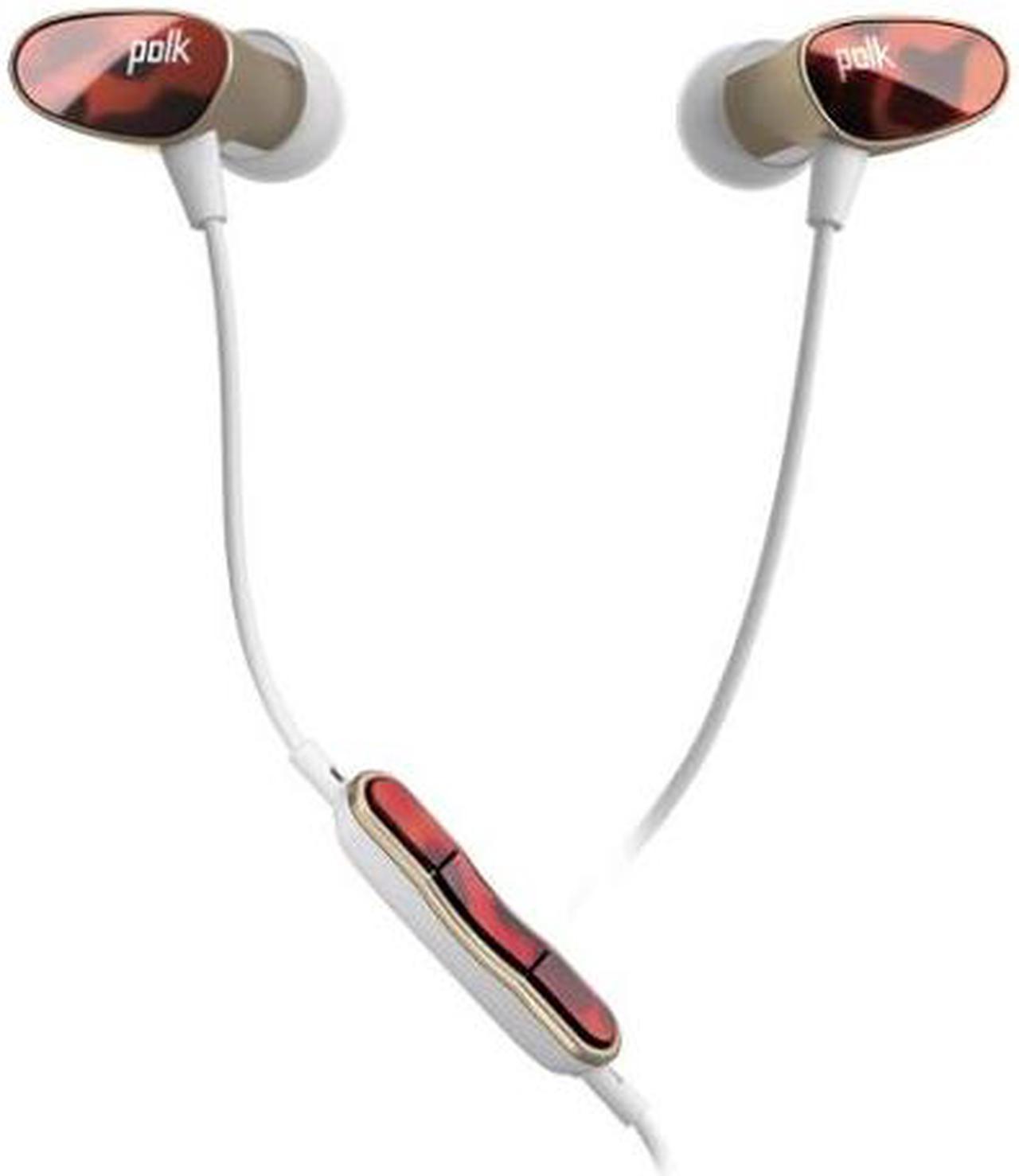 Polk Audio Nue Era In-Ear Headphones with In-Line Mic and Controls (Tortoise)