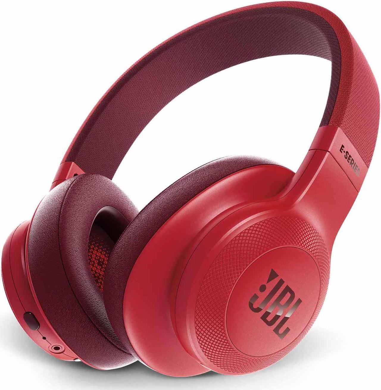 JBL E55BTRED Wireless Over-Ear Headphones - Red