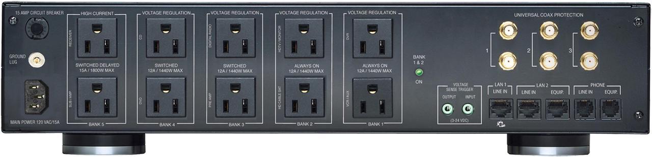 Alt view image 2 of 4 - Panamax M5400-PM 11-Outlet Home Theater Power Conditioner