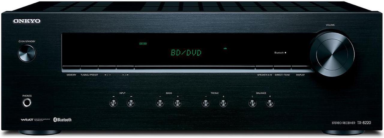 Alt view image 9 of 15 - Onkyo TX-8220 Analog Home Audio/Video Stereo Receiver (Black)