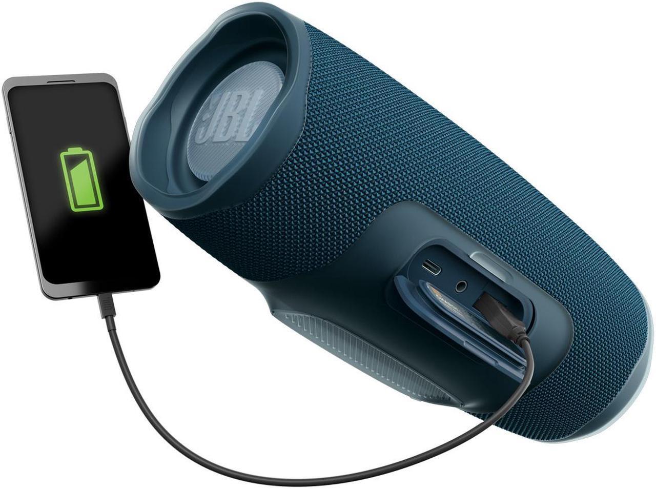 Alt view image 2 of 20 - JBL Charge 4 Portable Bluetooth Speaker (Blue)